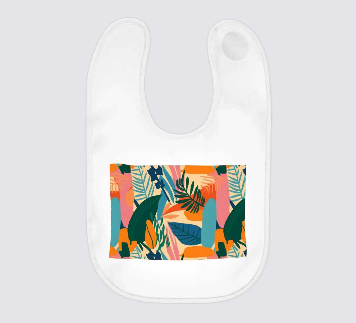 Botanischer Farbblock Babylätzchen von Solace Light