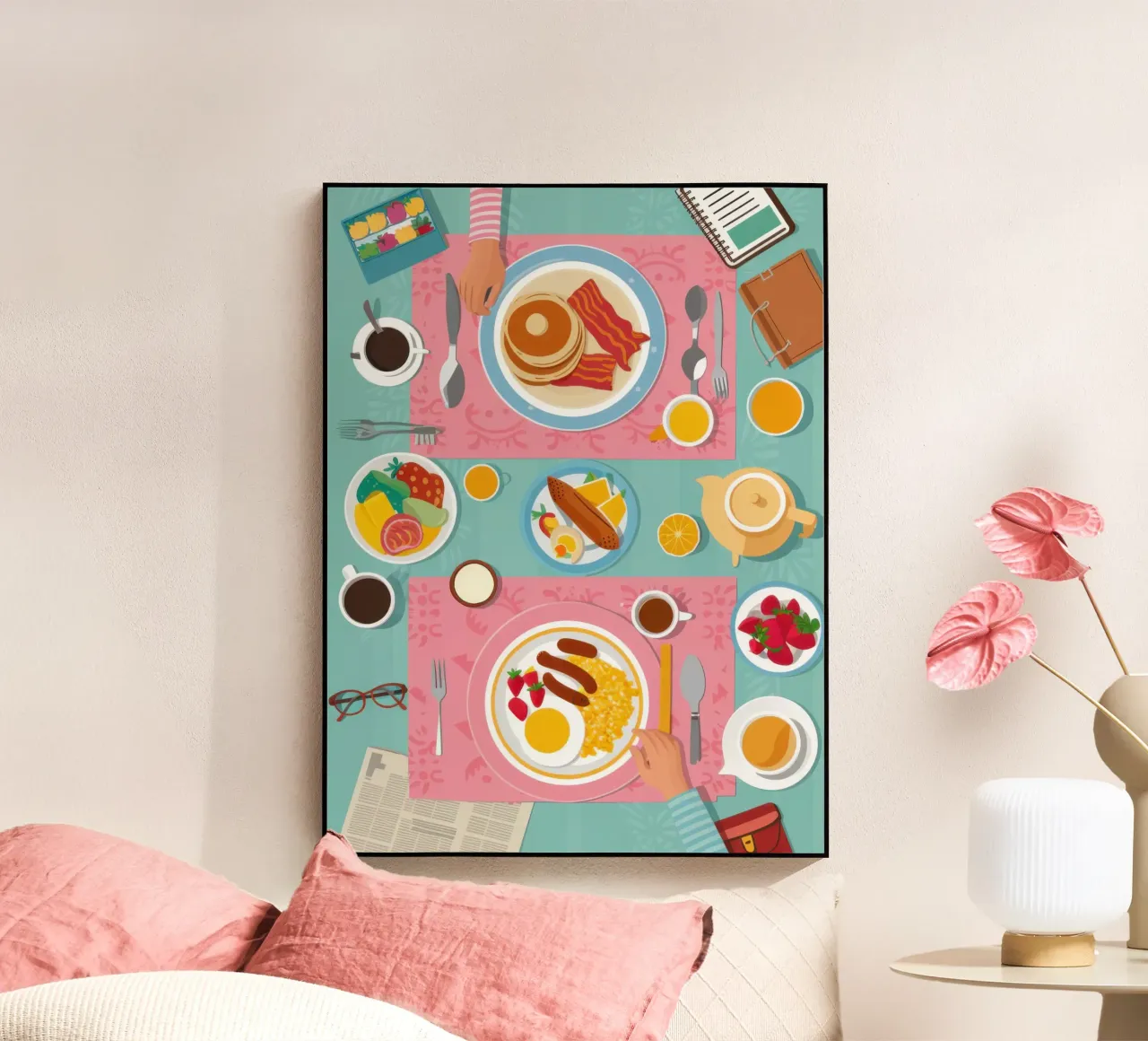 Joyful Breakfast Flatlay plexiglass da Solace Light