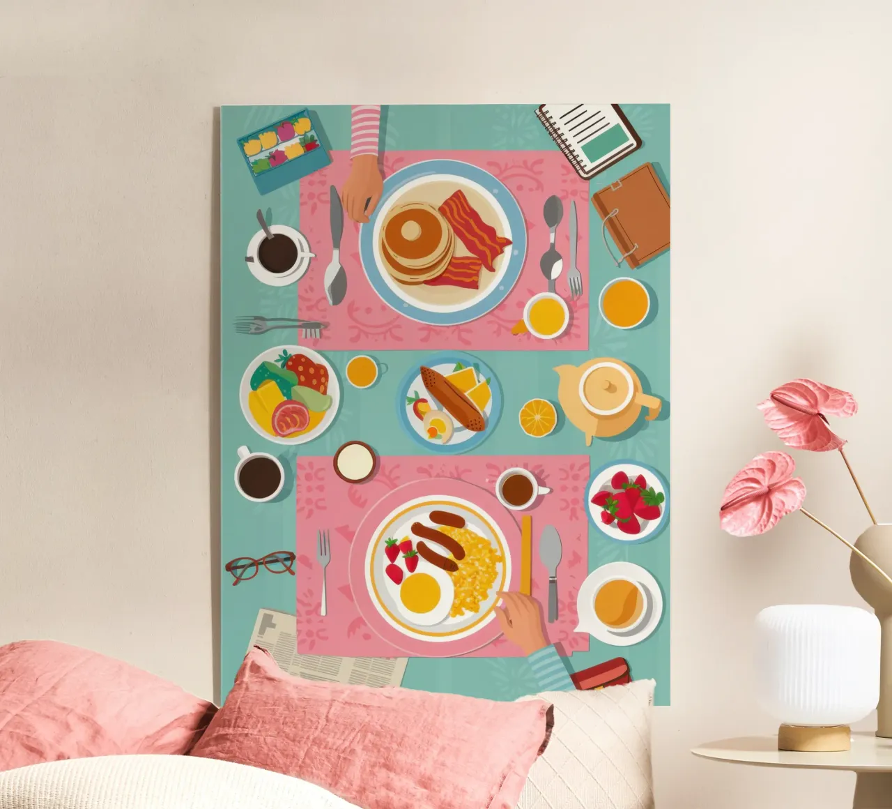 Joyful Breakfast Flatlay plexiglass da Solace Light