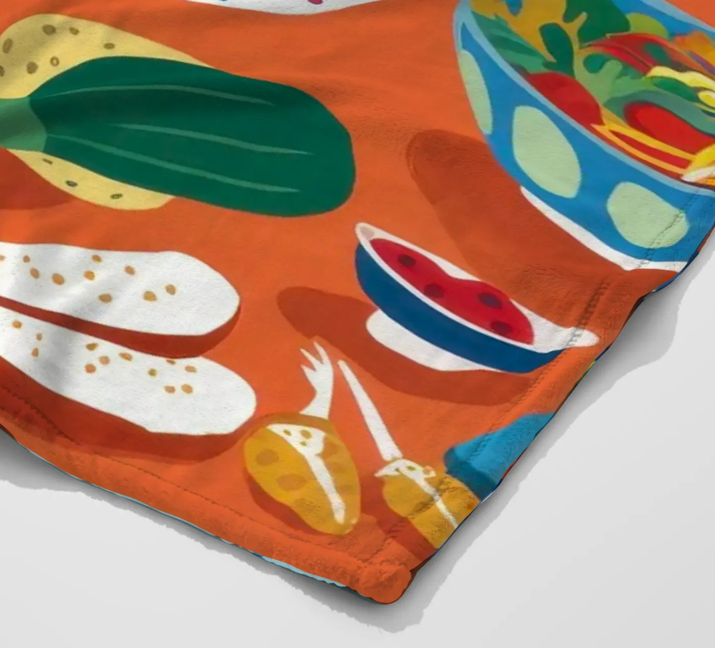 Overvloedig tapasfeest fleecedeken van Solace Light