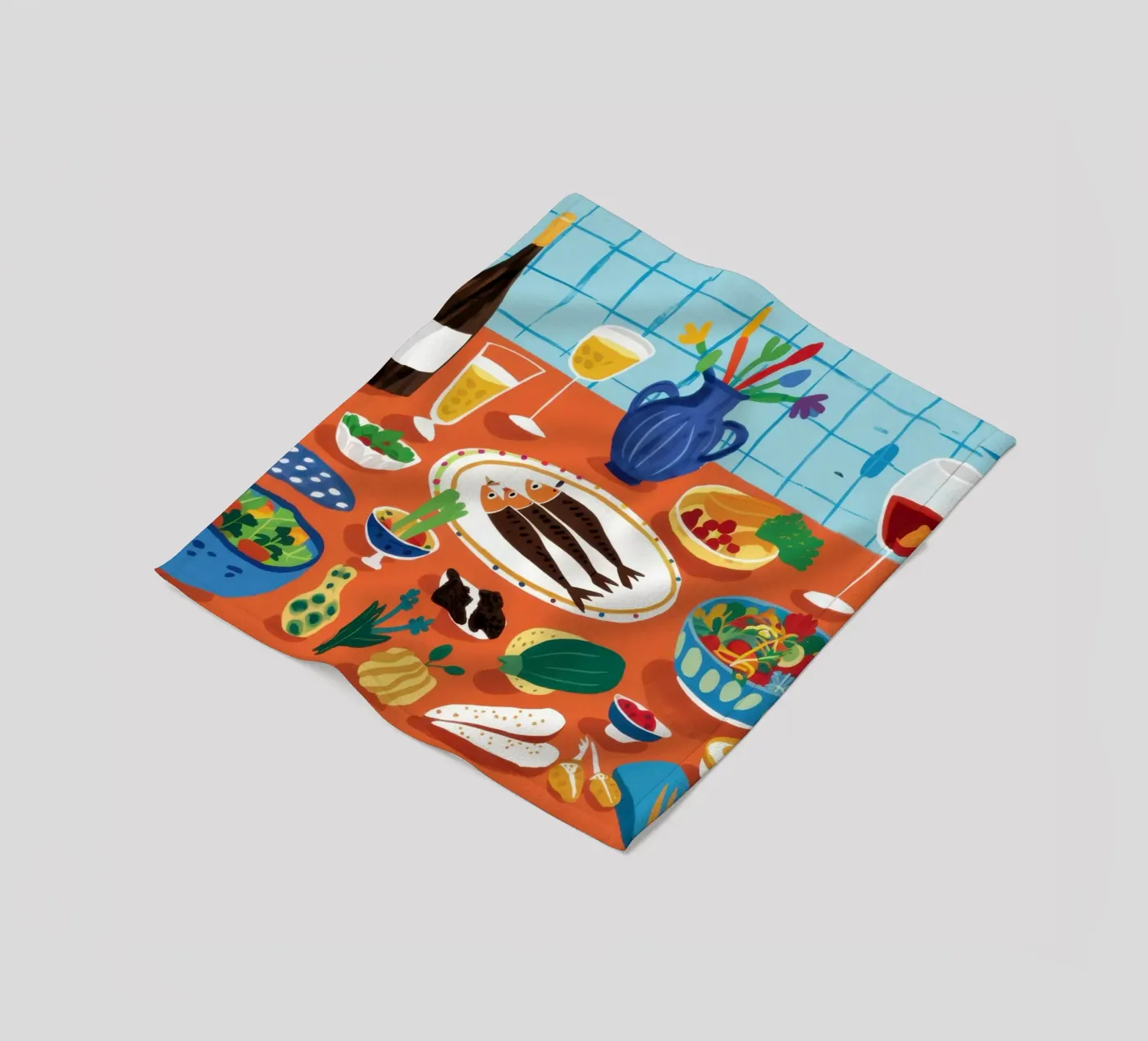 Overvloedig tapasfeest fleecedeken van Solace Light