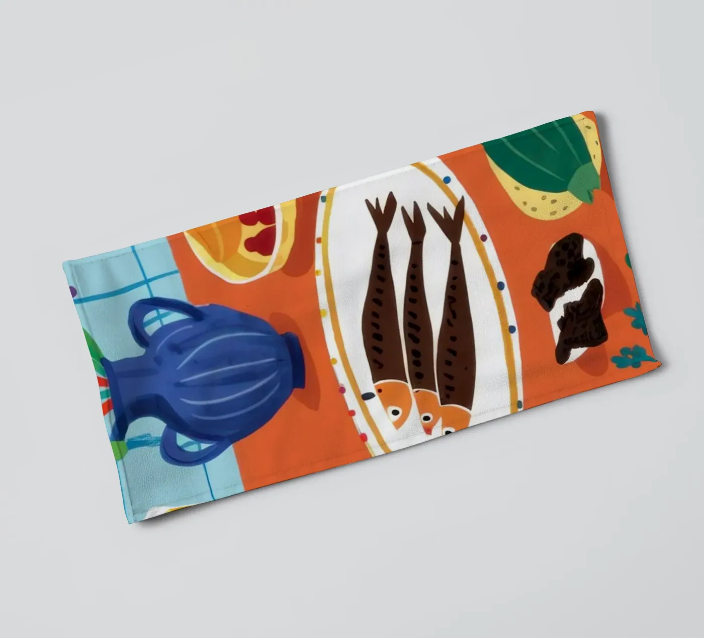 Bountiful Tapas Feast towel by Solace Light