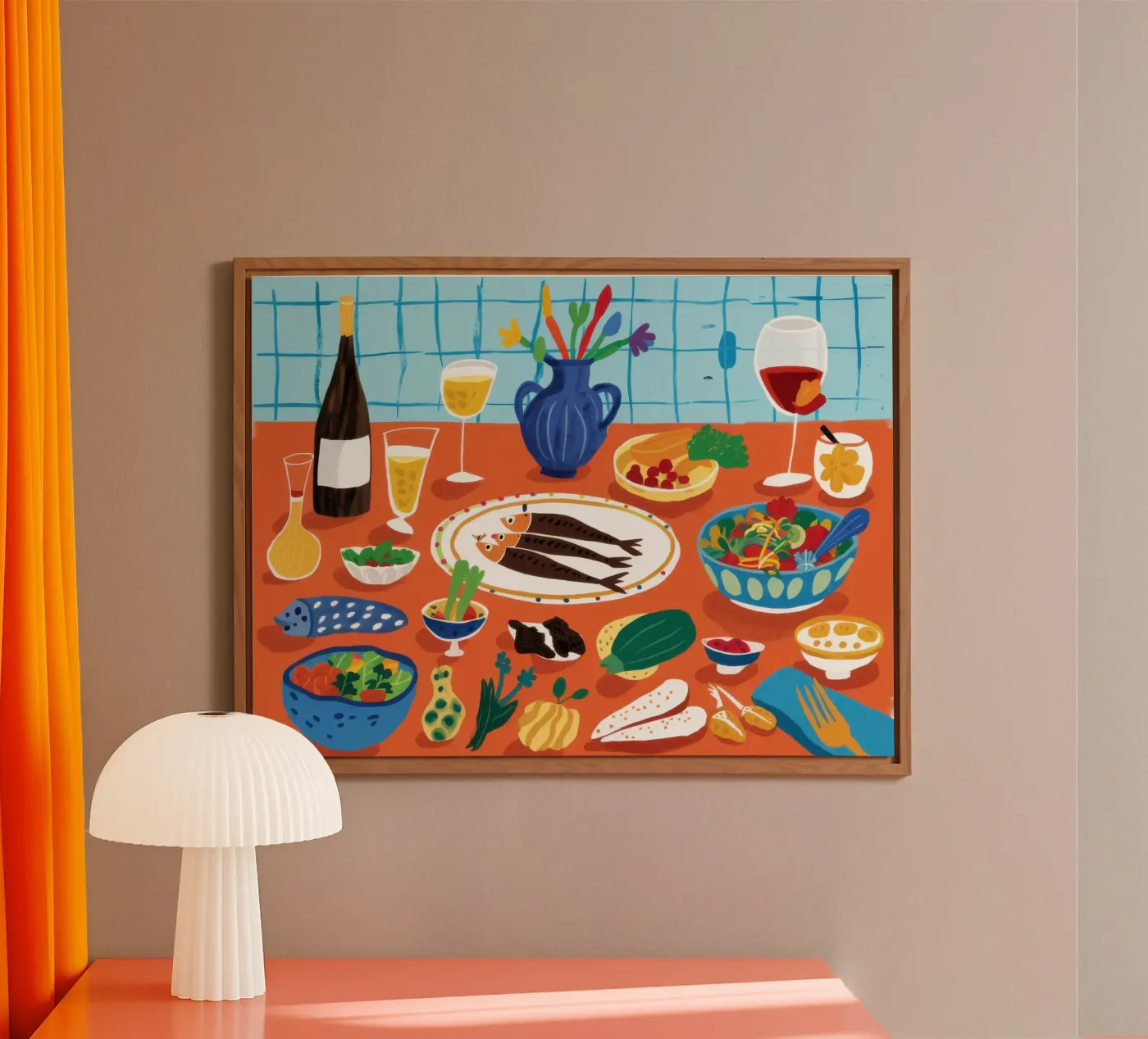 Bountiful Tapas Feast forex plate by Solace Light