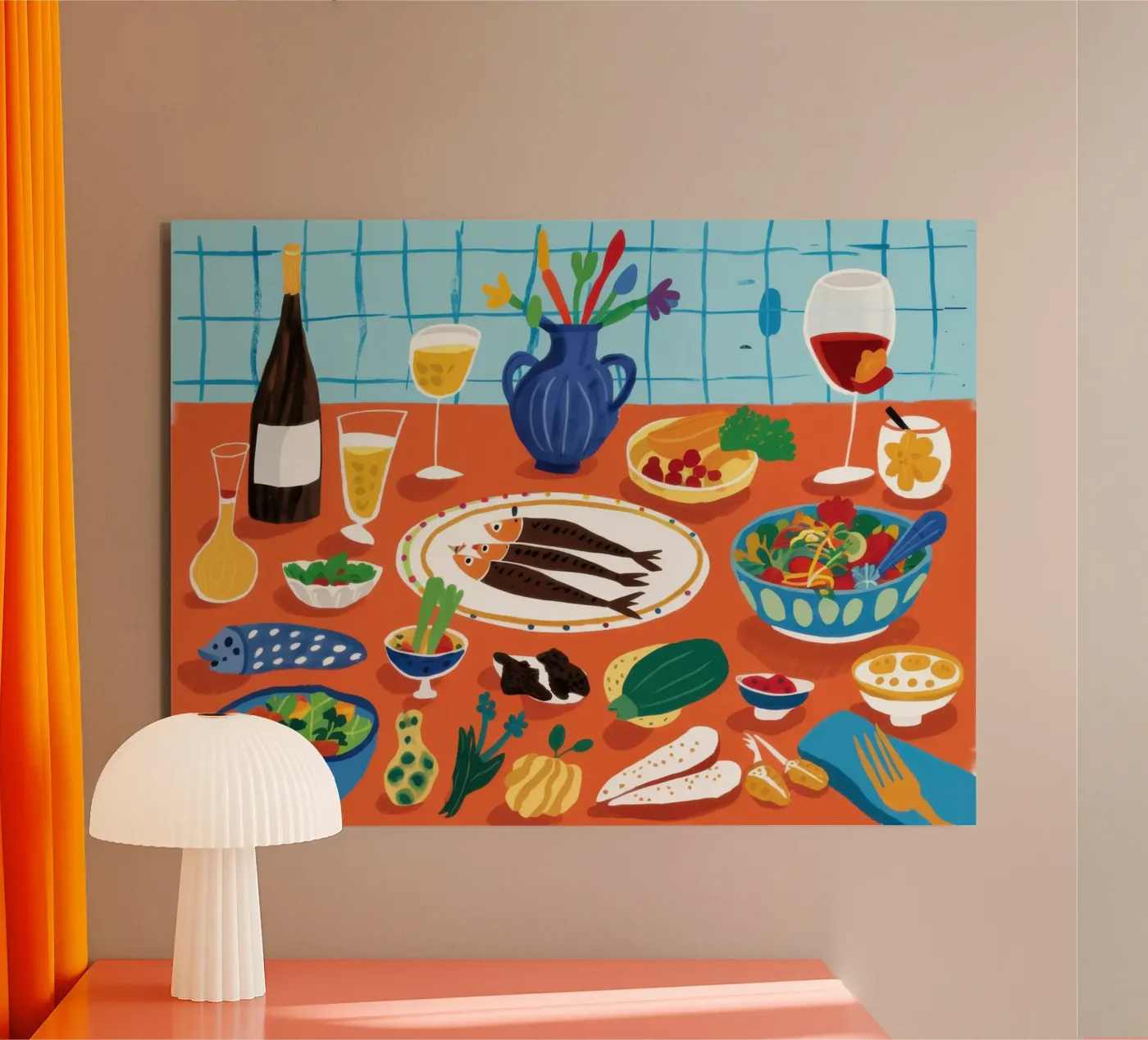 Bountiful Tapas Feast forex plate by Solace Light