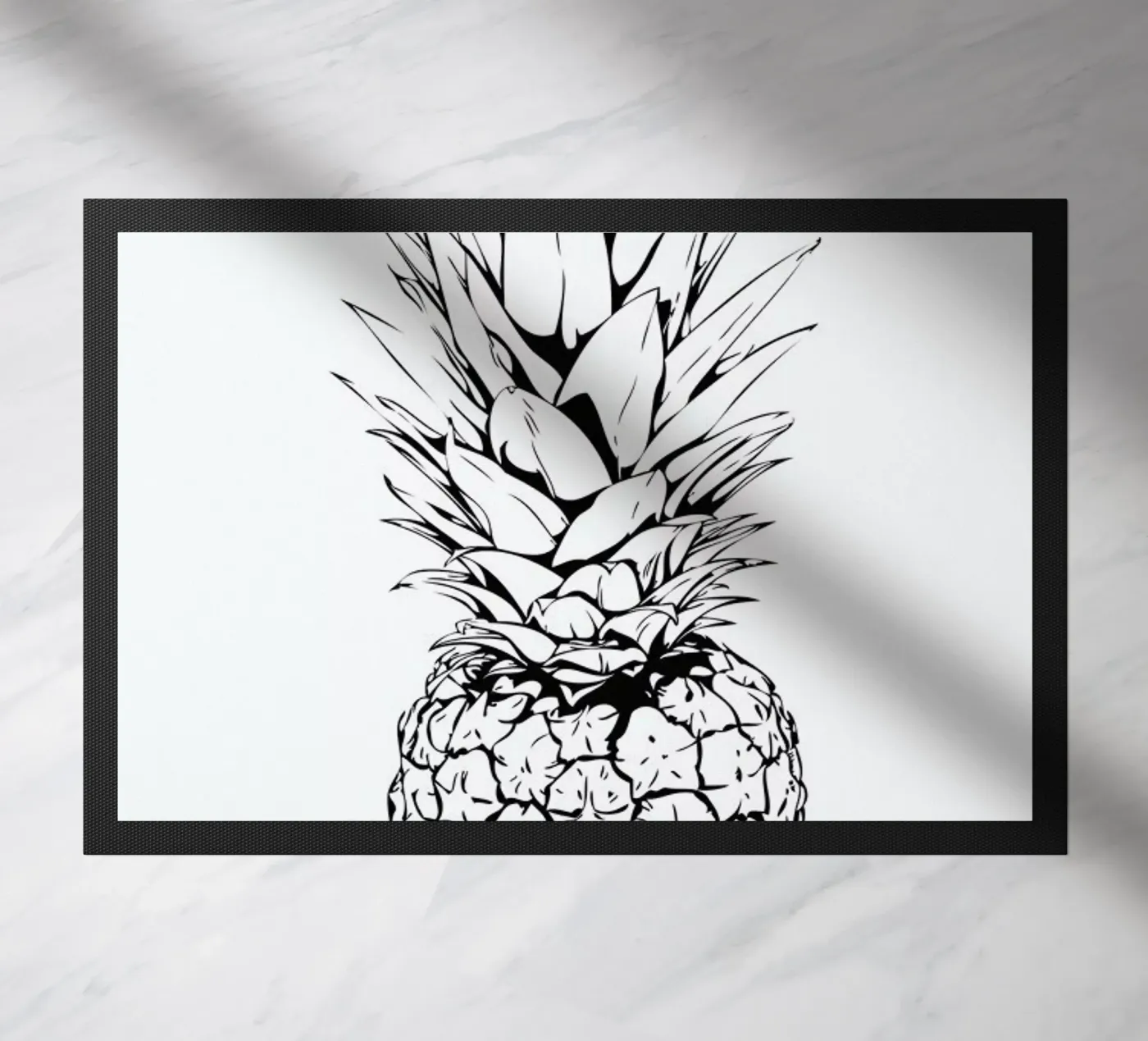 Pineapple deurmat van Honeymoon Hotel