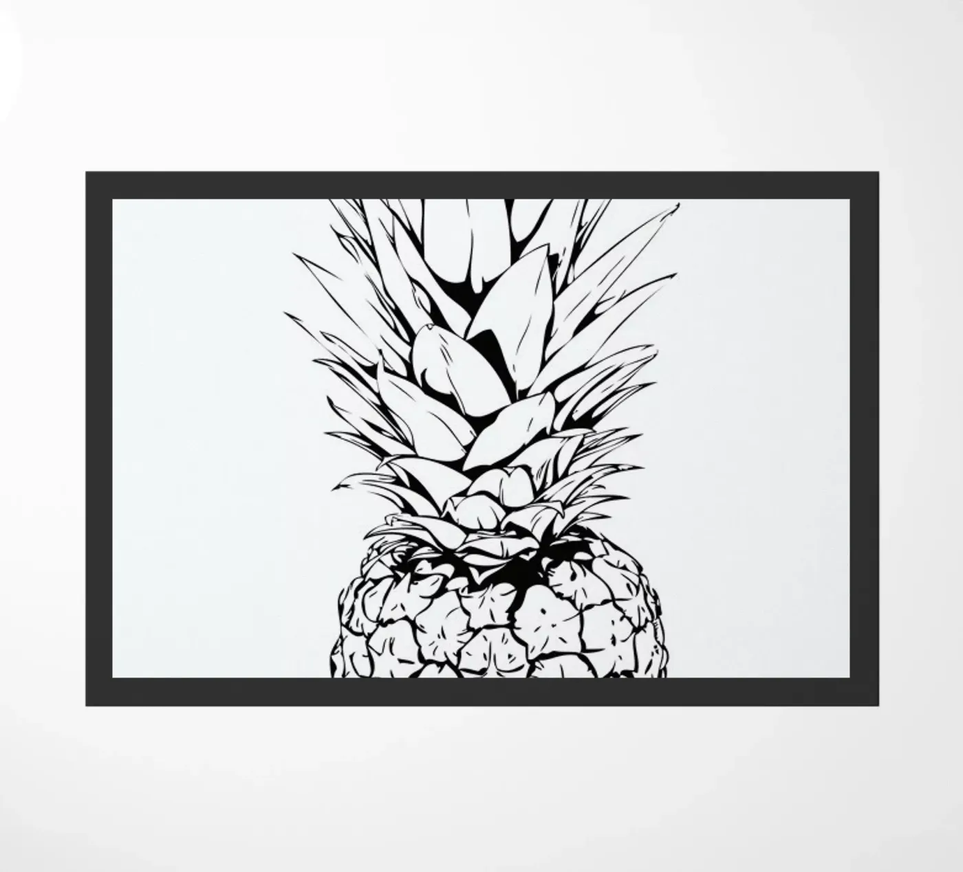 Pineapple deurmat van Honeymoon Hotel