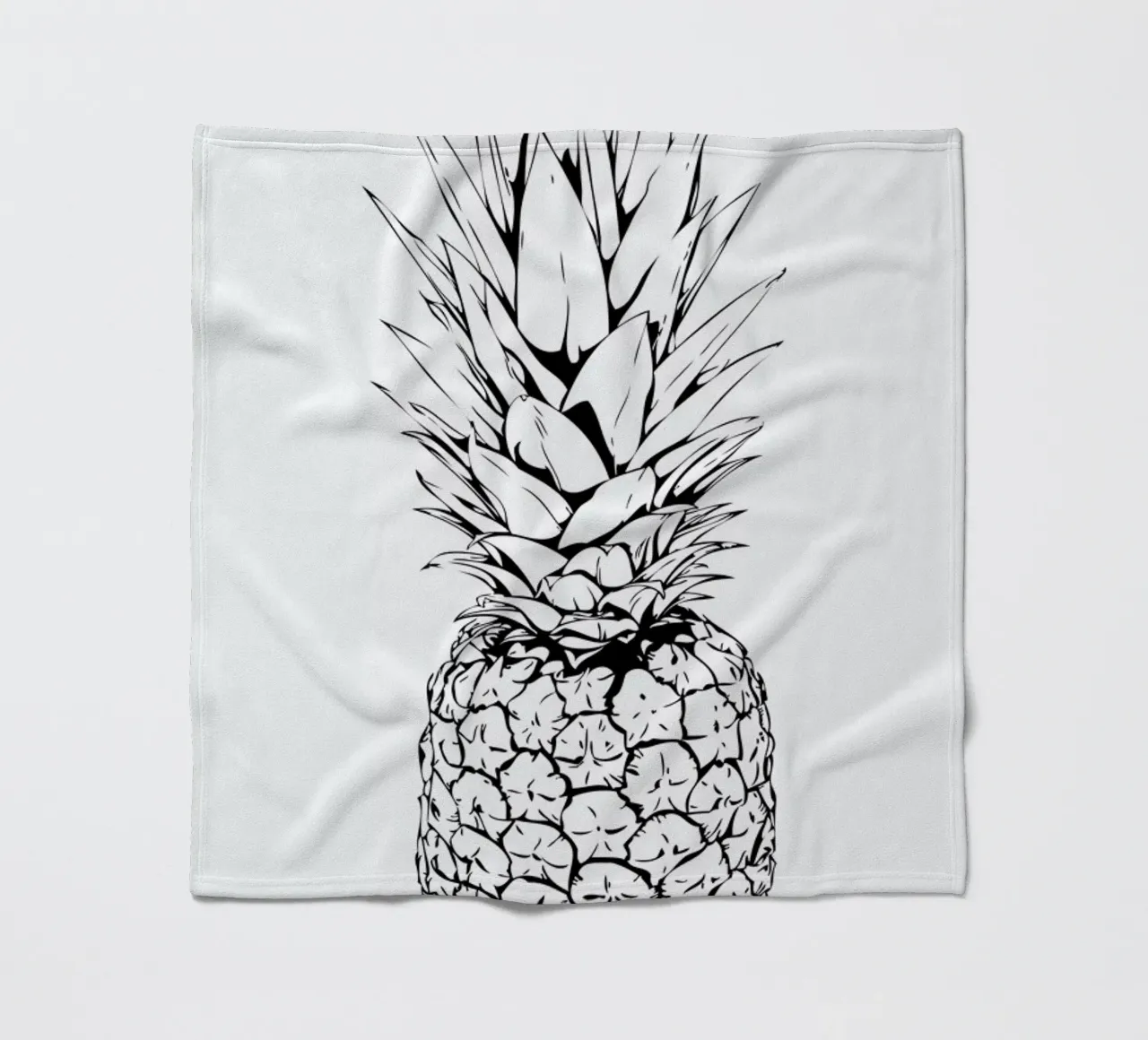 Pineapple fleece blanket by Honeymoon Hotel