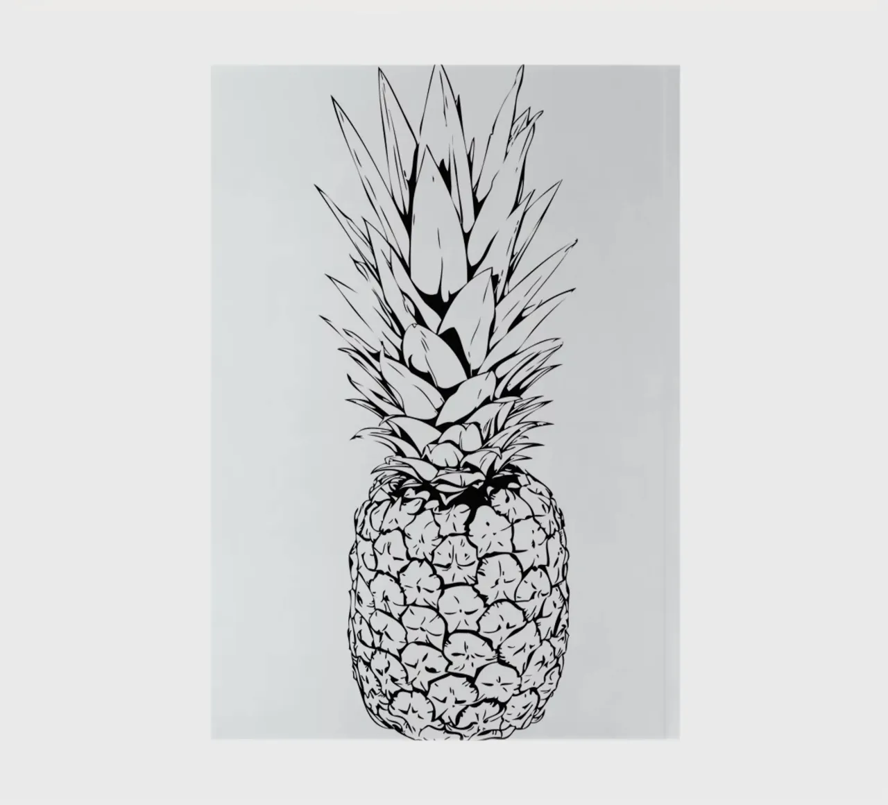 Pineapple notebook by Honeymoon Hotel