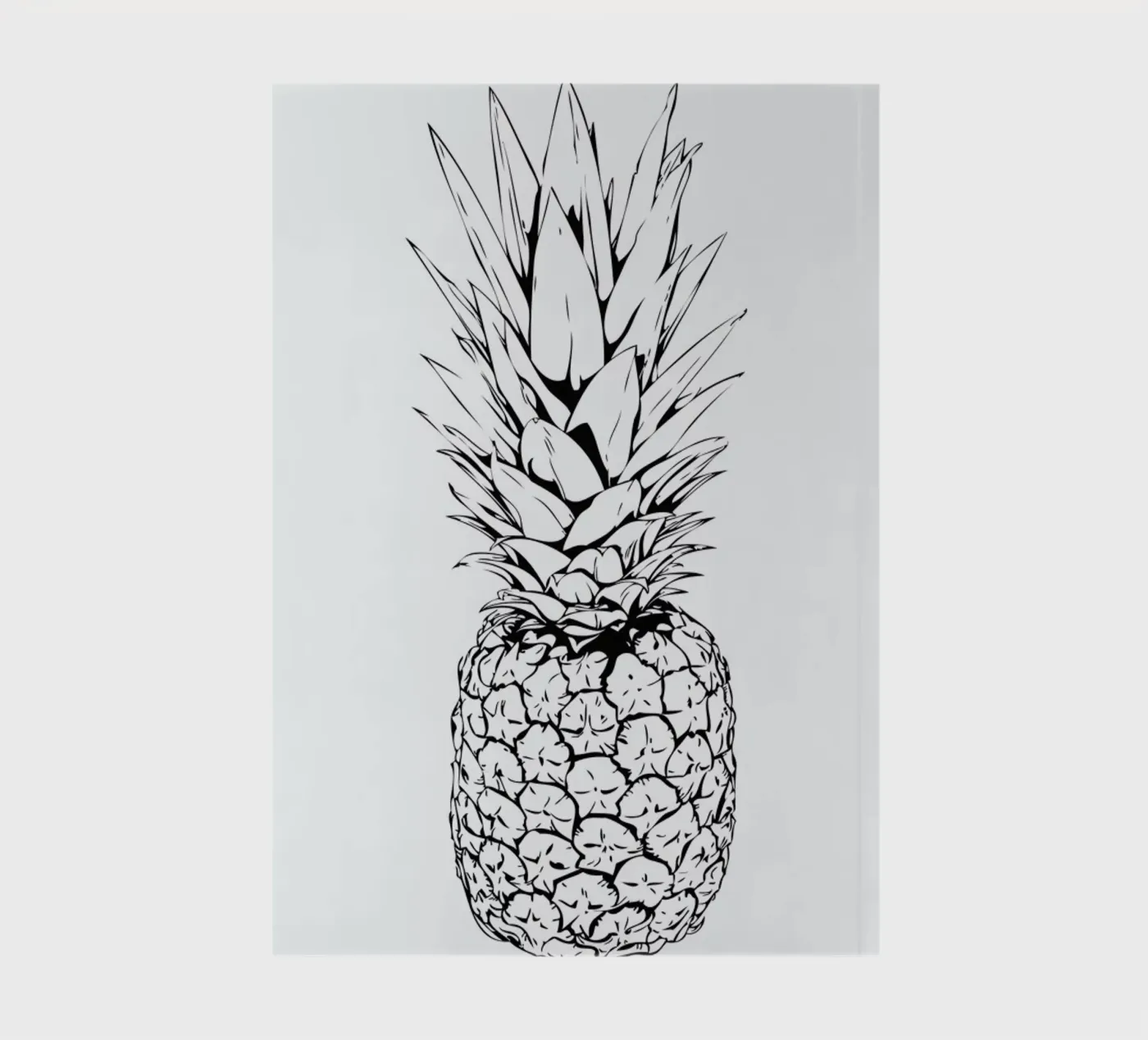 Pineapple notebook by Honeymoon Hotel