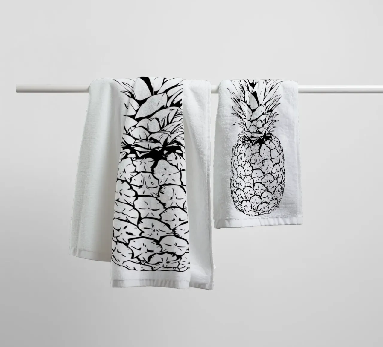 Pineapple towel by Honeymoon Hotel