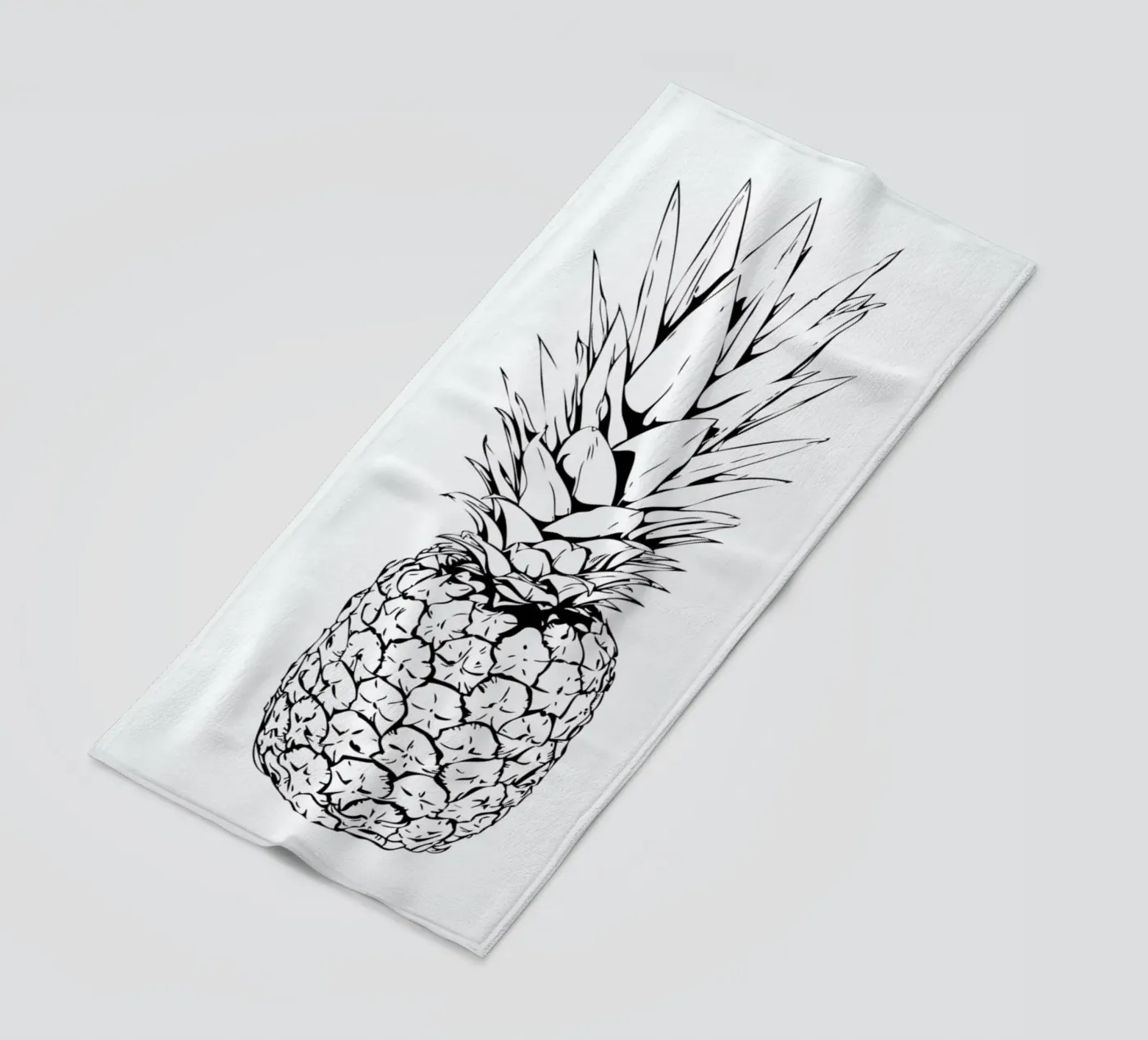 Pineapple strandhanddoek van Honeymoon Hotel