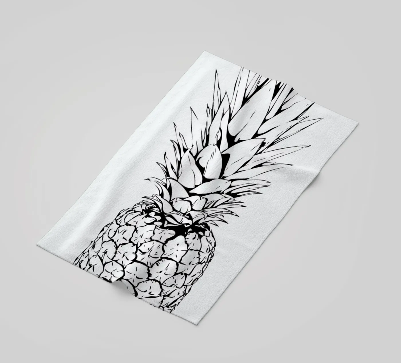 Pineapple strandhanddoek van Honeymoon Hotel