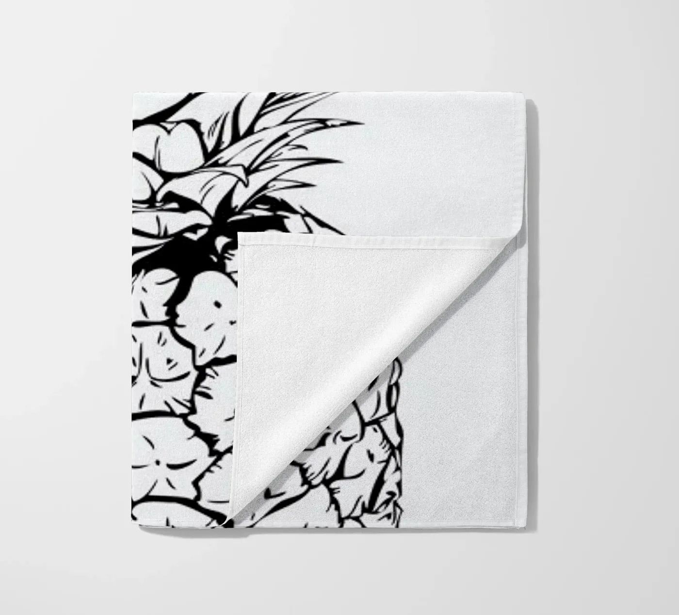 Pineapple strandhanddoek van Honeymoon Hotel