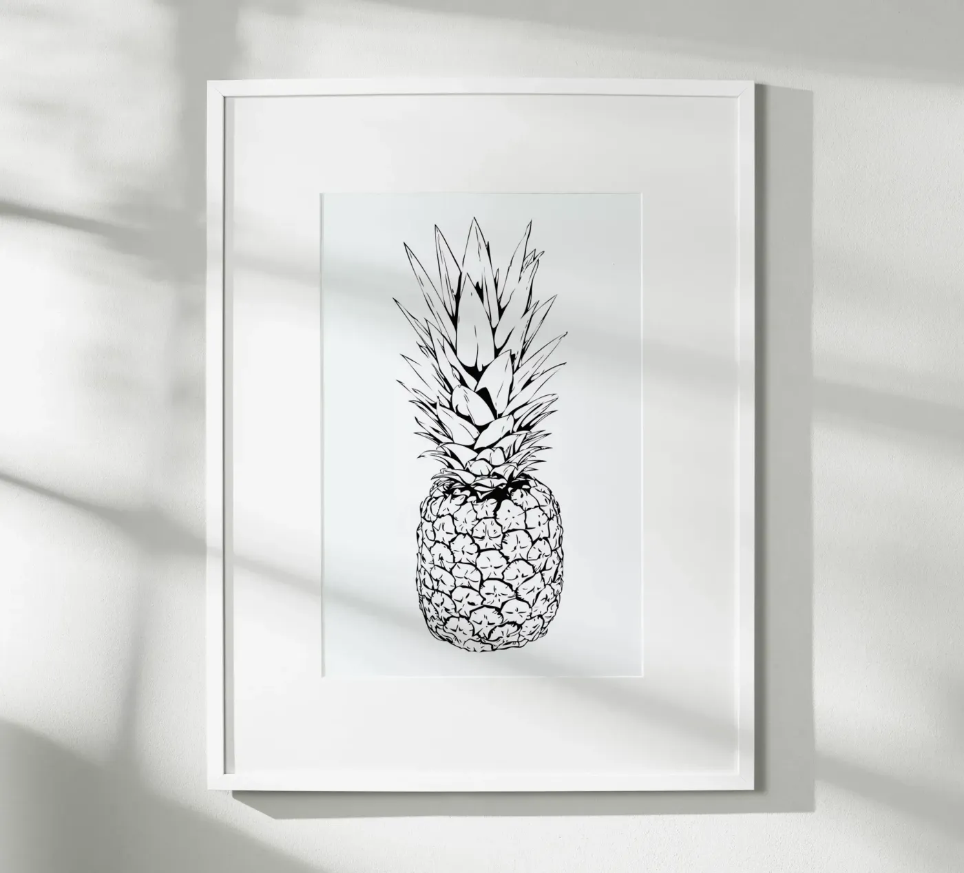 Pineapple poster van Honeymoon Hotel