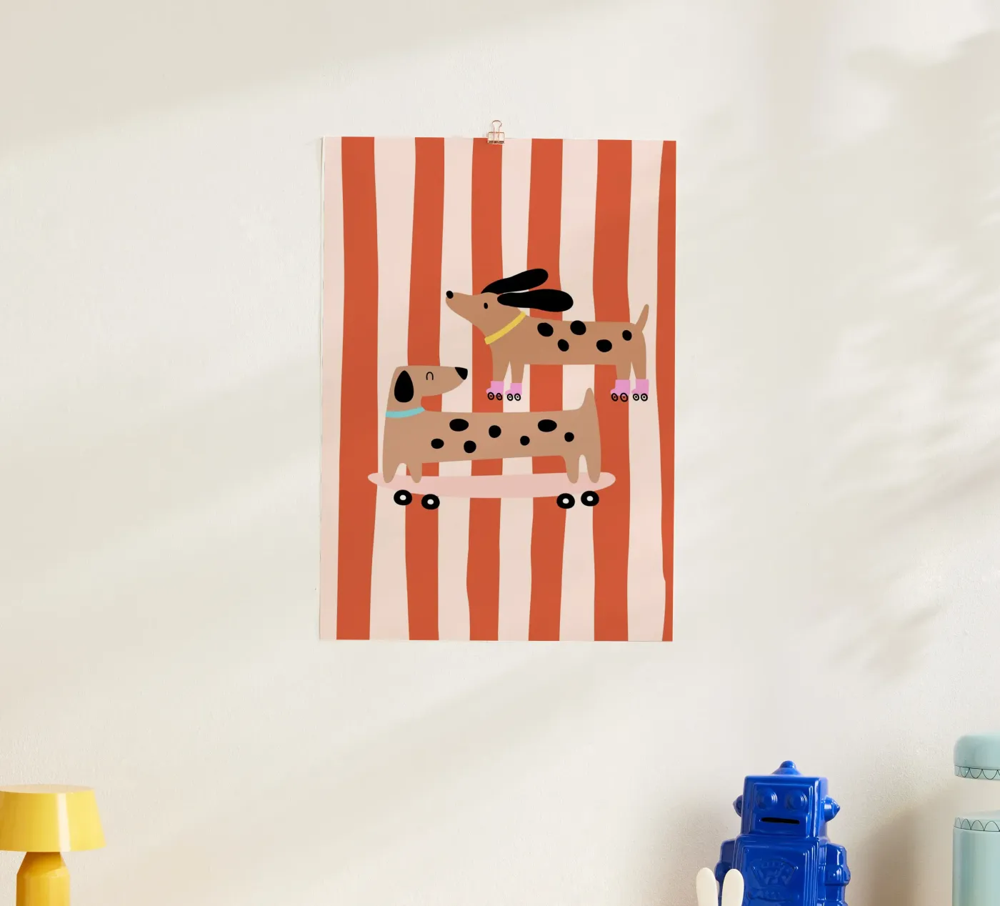 Dackel Sakteboard poster de PurePeachKids