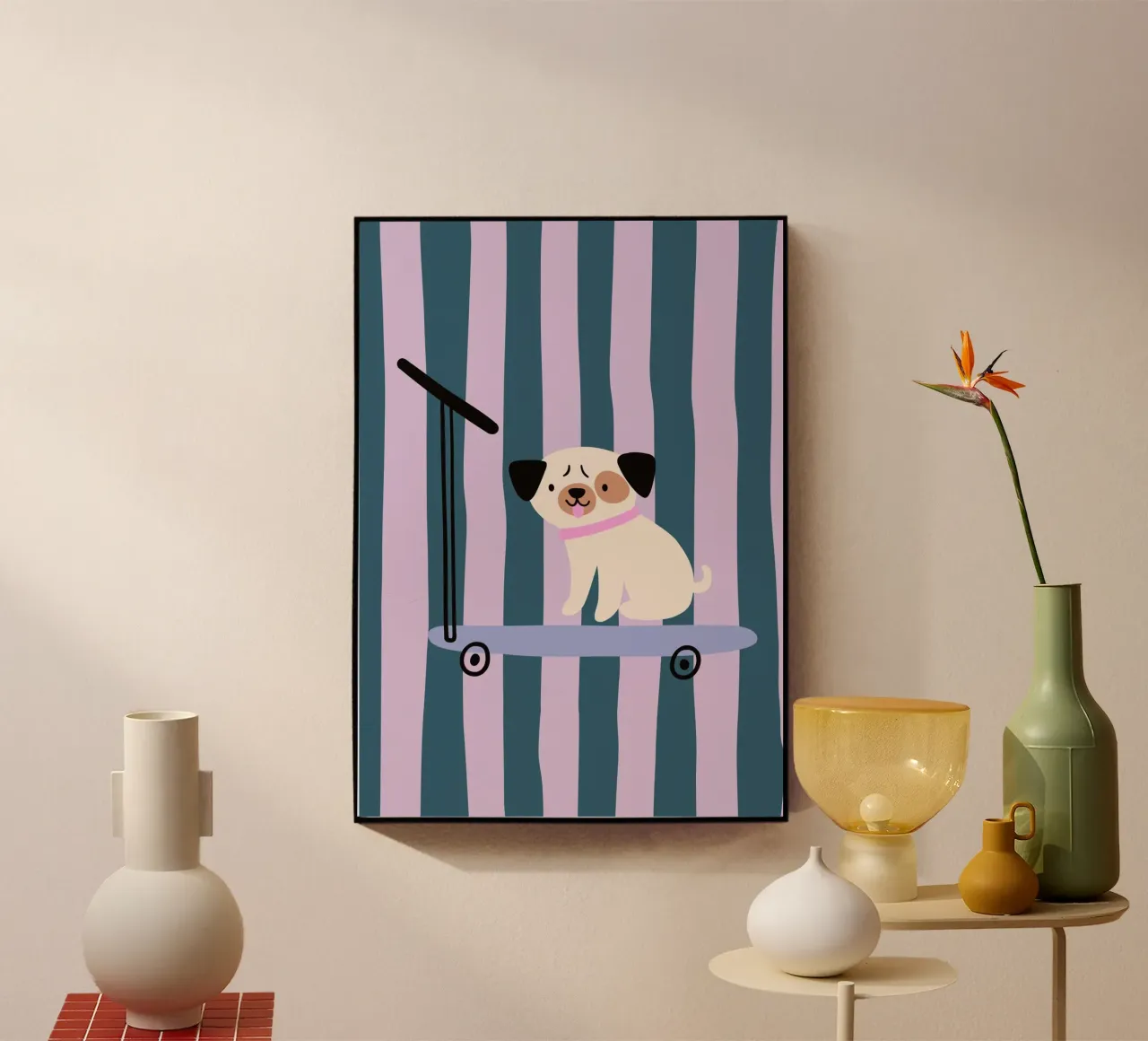 Mops Skateboard plexiglass da PurePeachKids