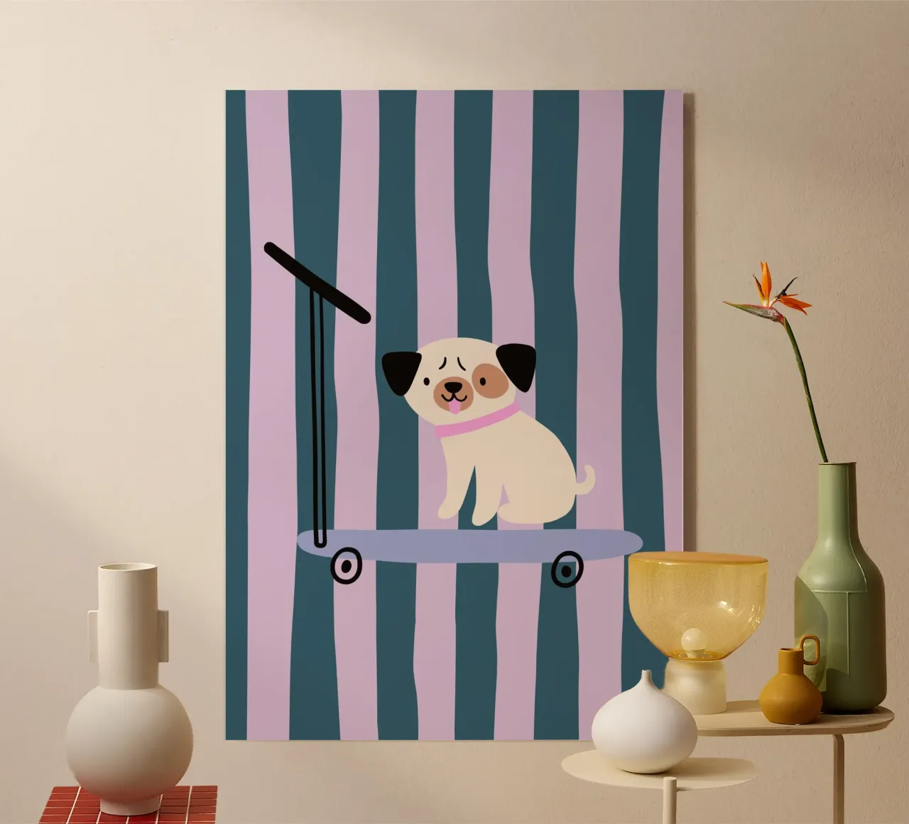 Mops Skateboard plexiglass da PurePeachKids