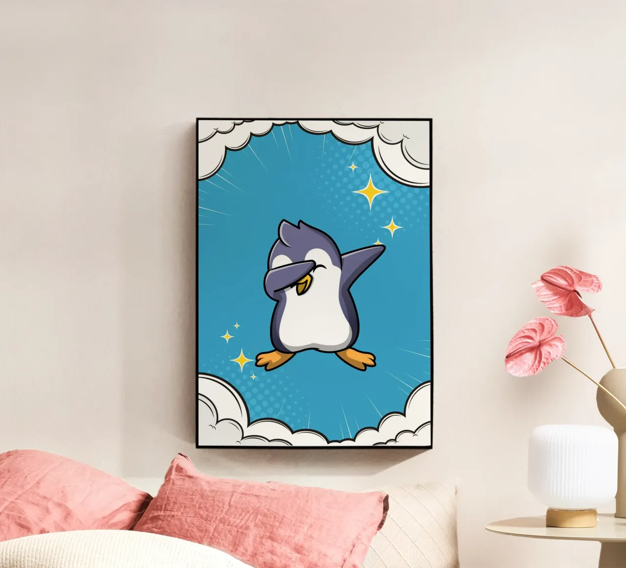 Pinguin plexiglass da PurePeachKids