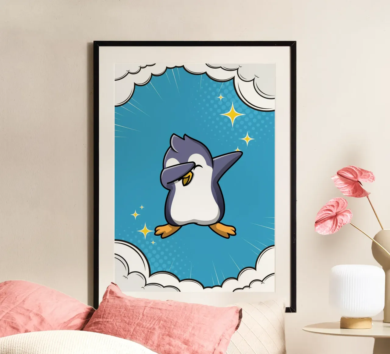 Pinguin product.type.poster common.byCreator PurePeachKids