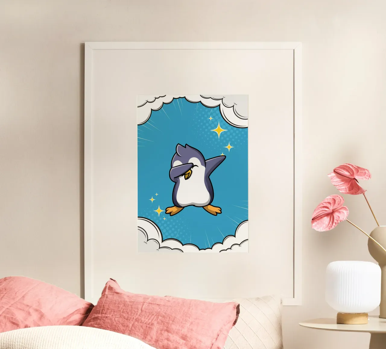 Pinguin product.type.poster common.byCreator PurePeachKids