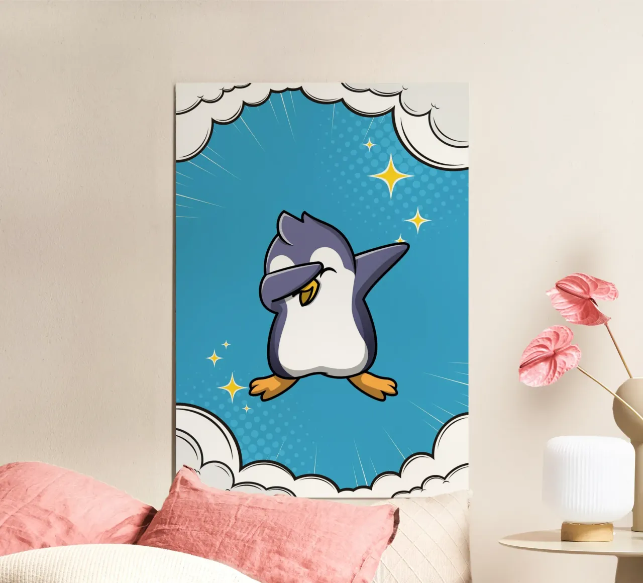 Pinguin product.type.poster common.byCreator PurePeachKids