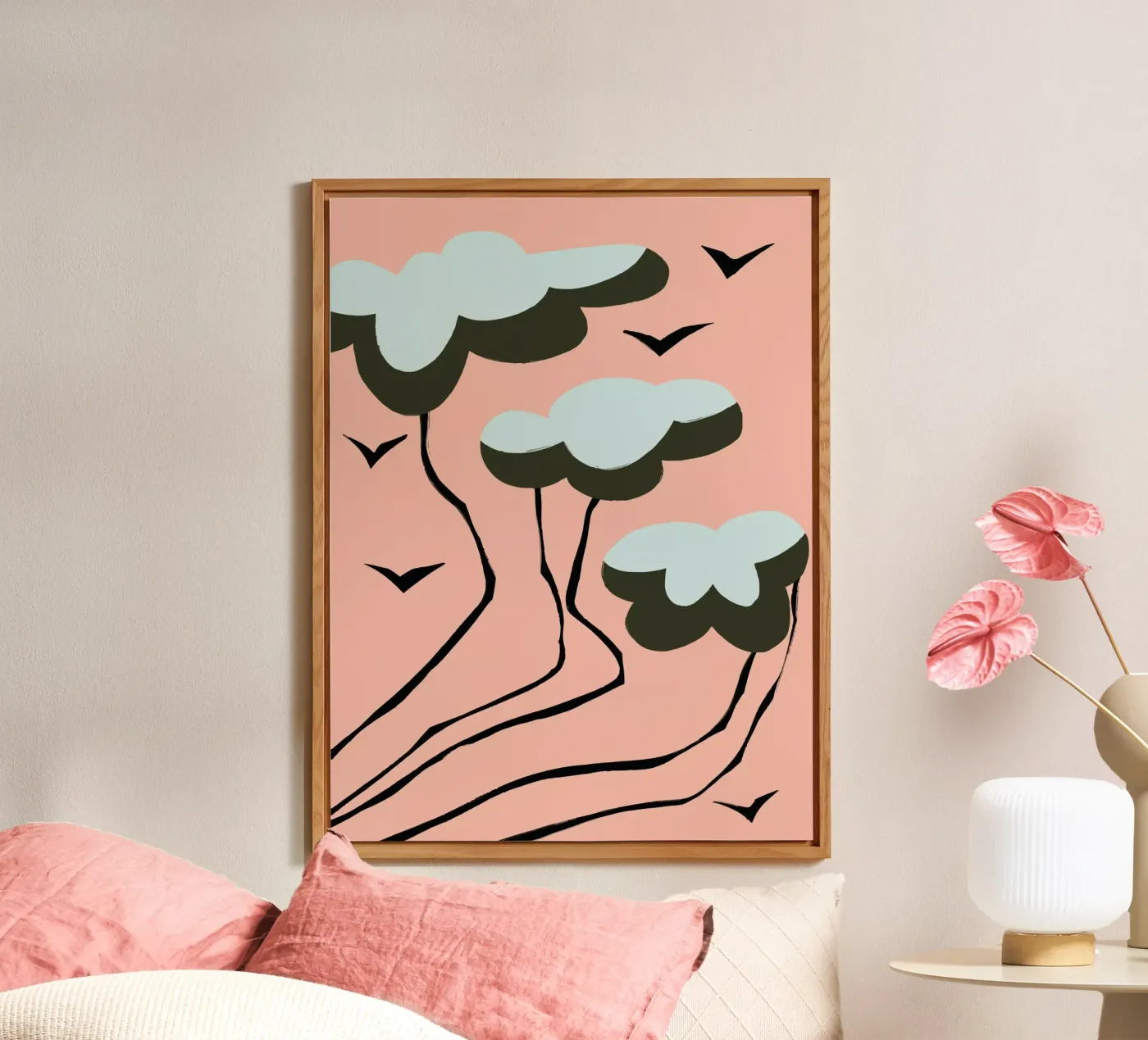 Clouds panneau forex de Artsy Bessy