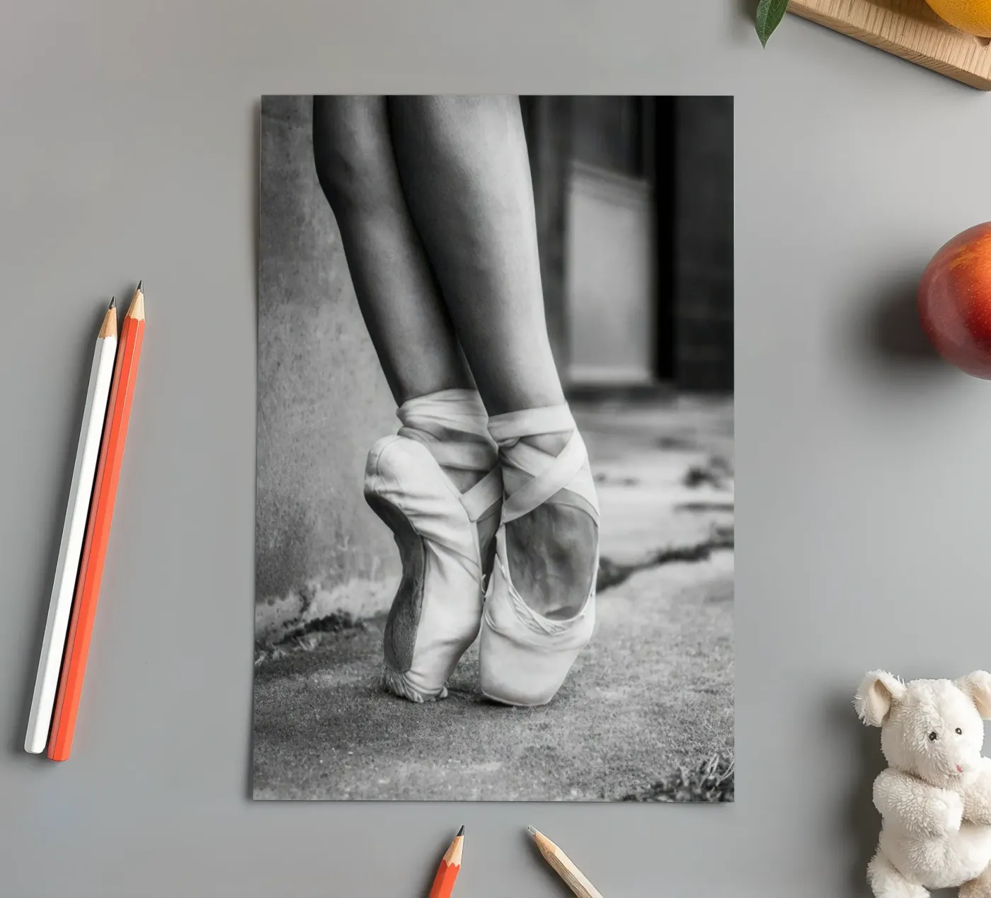 Dédicace planche autocollant de Old Grey