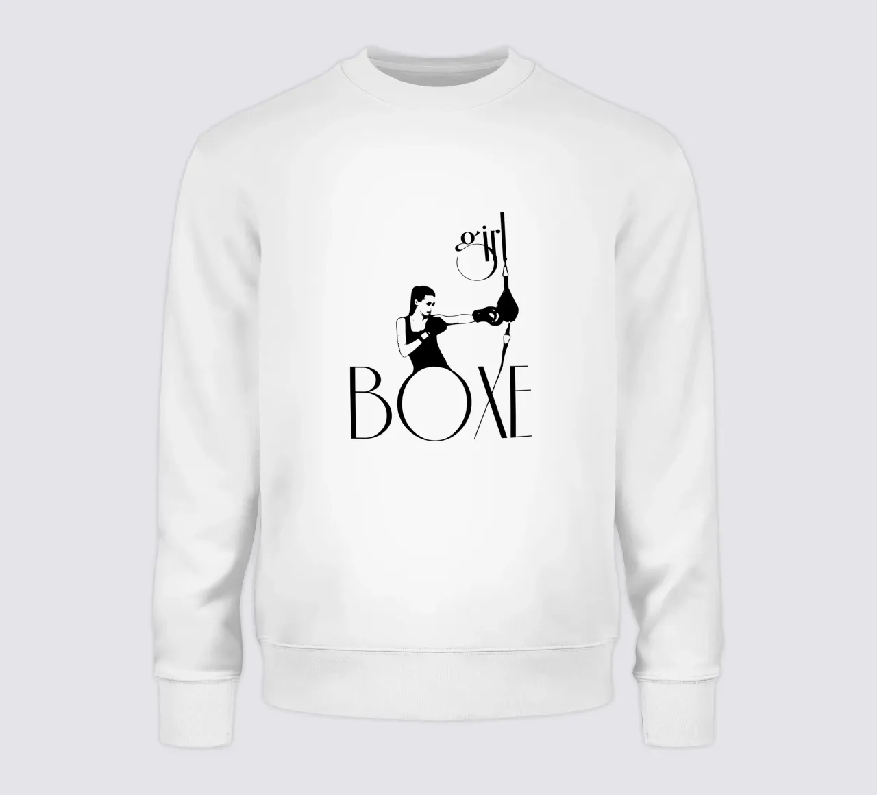 Girl boxe sweatshirt by LaylaOzFun