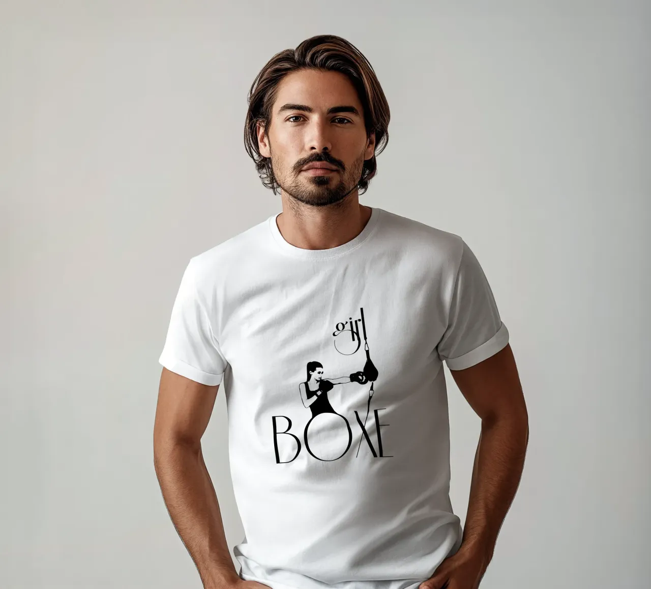 Ragazza boxe t-shirt da LaylaOzFun