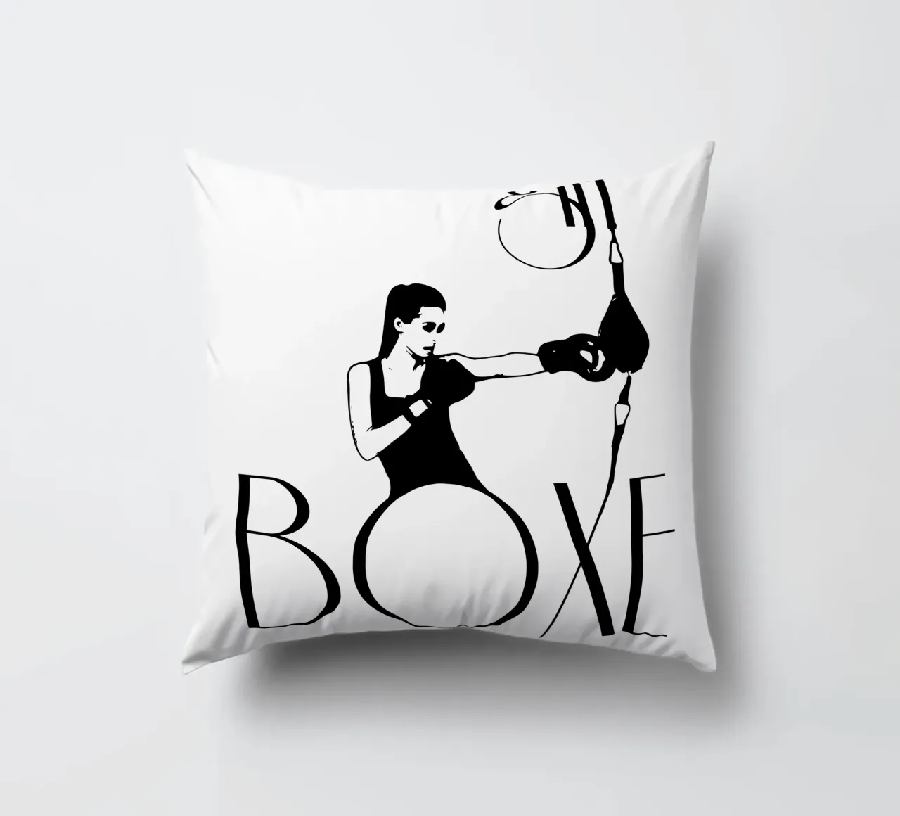 Ragazza boxe cuscino da LaylaOzFun
