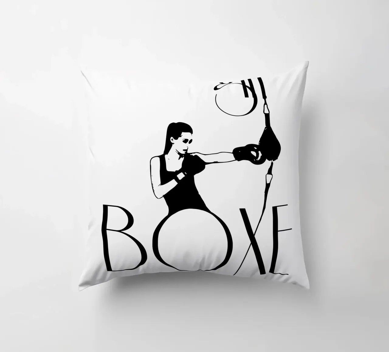 Ragazza boxe cuscino da LaylaOzFun