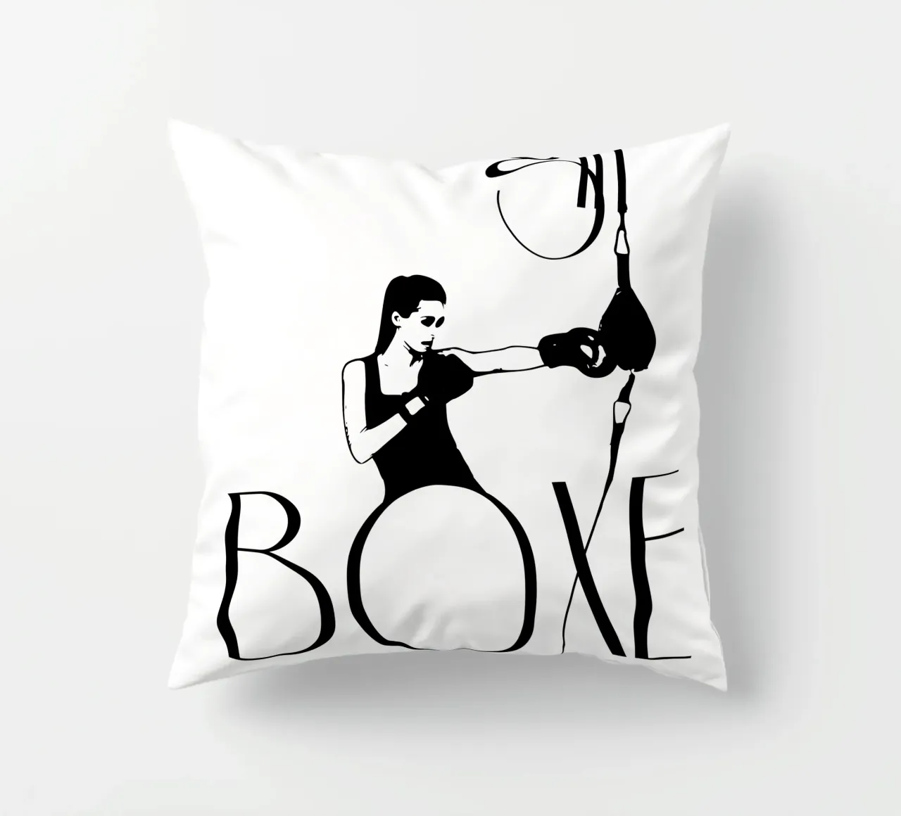 Ragazza boxe cuscino da LaylaOzFun