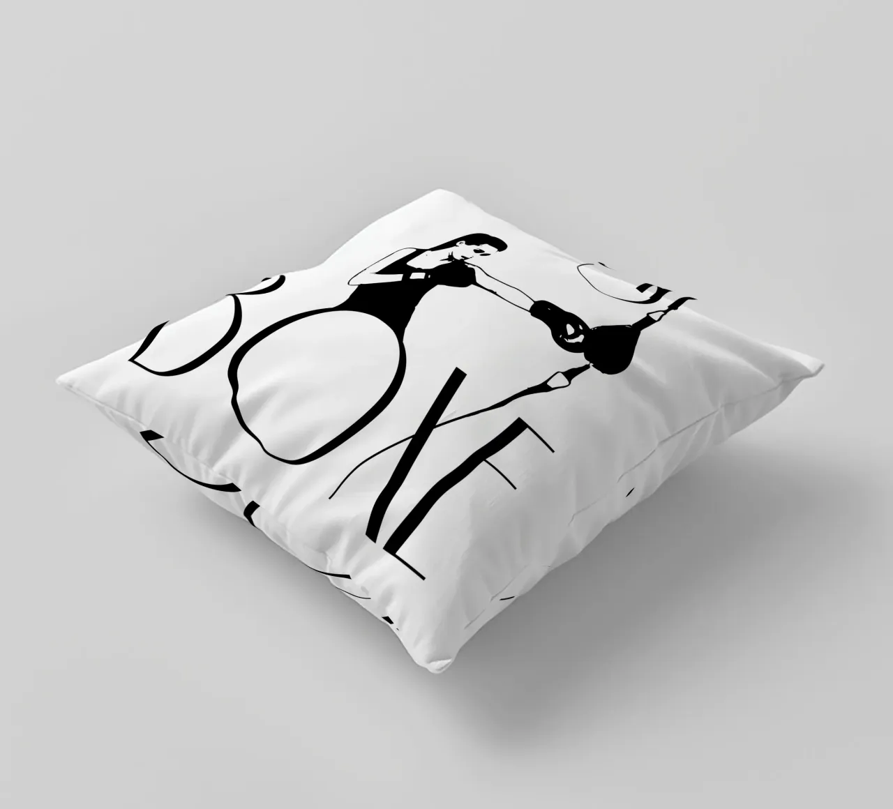Ragazza boxe cuscino da LaylaOzFun
