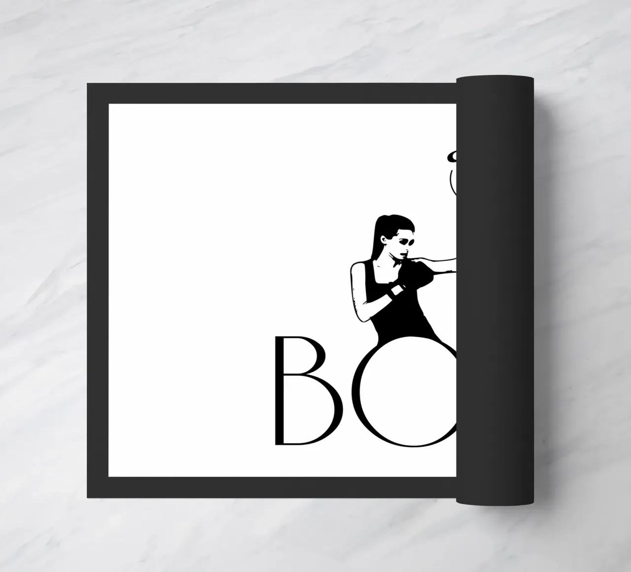 Ragazza boxe zerbino da LaylaOzFun