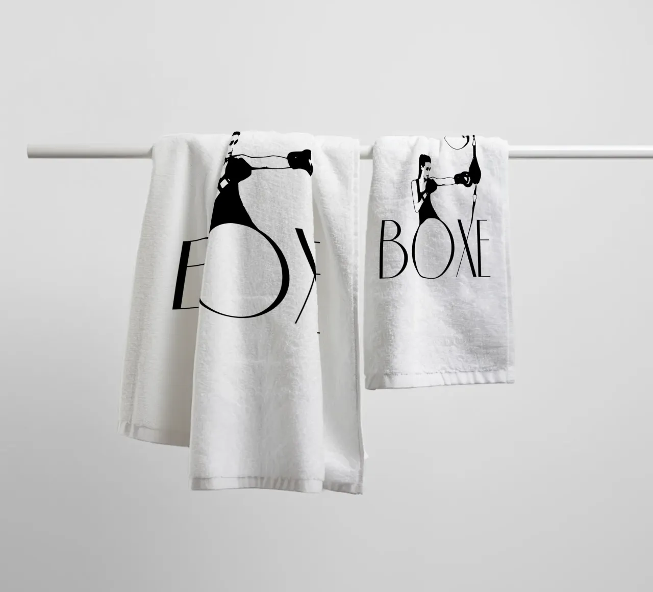 Ragazza boxe asciugamano da bagno da LaylaOzFun