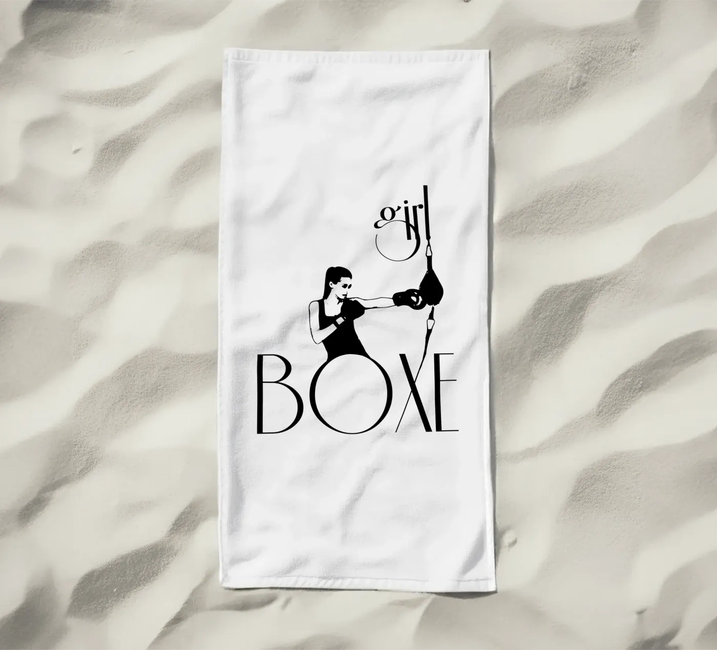 Ragazza boxe telo mare da LaylaOzFun