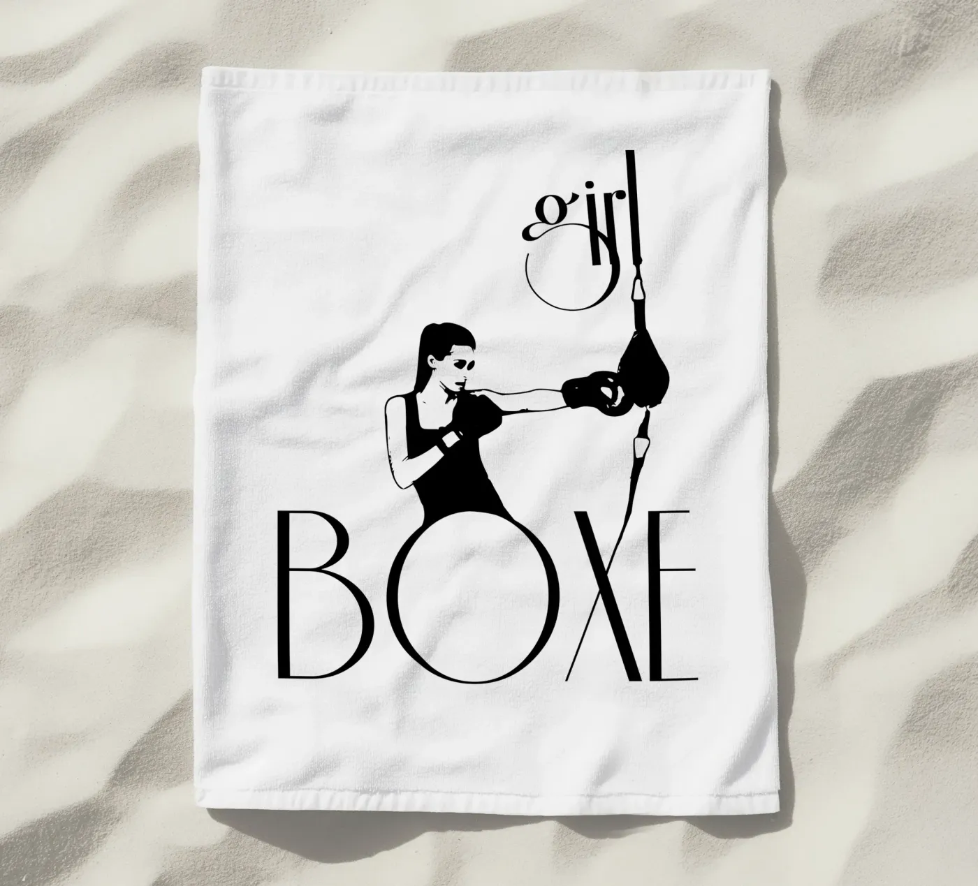 Ragazza boxe telo mare da LaylaOzFun