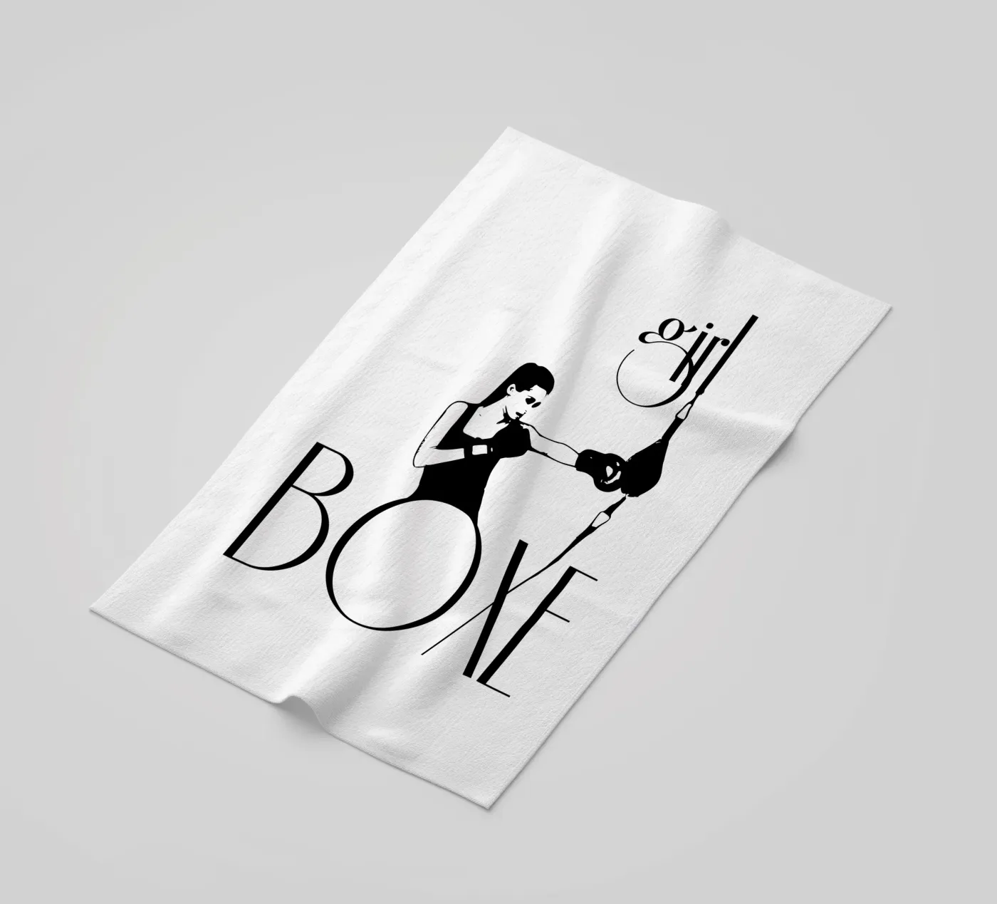 Ragazza boxe telo mare da LaylaOzFun