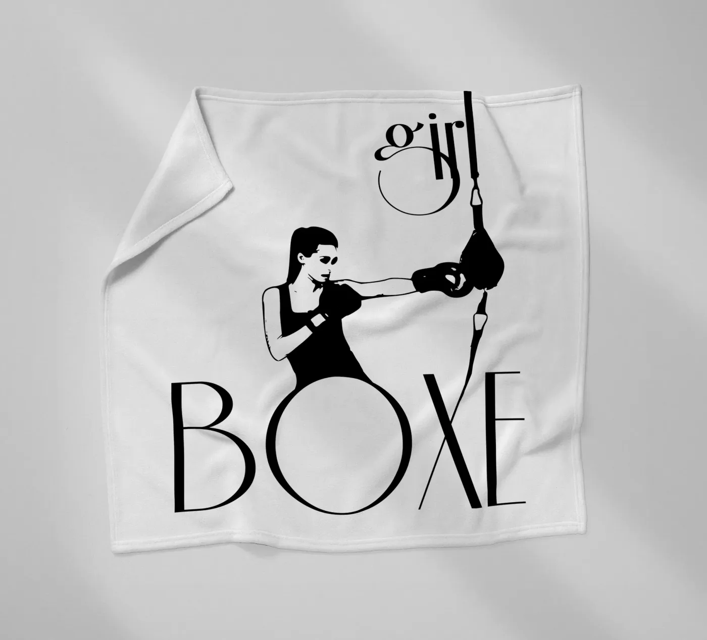 Mädchen-Boxe Fleecedecke von LaylaOzFun