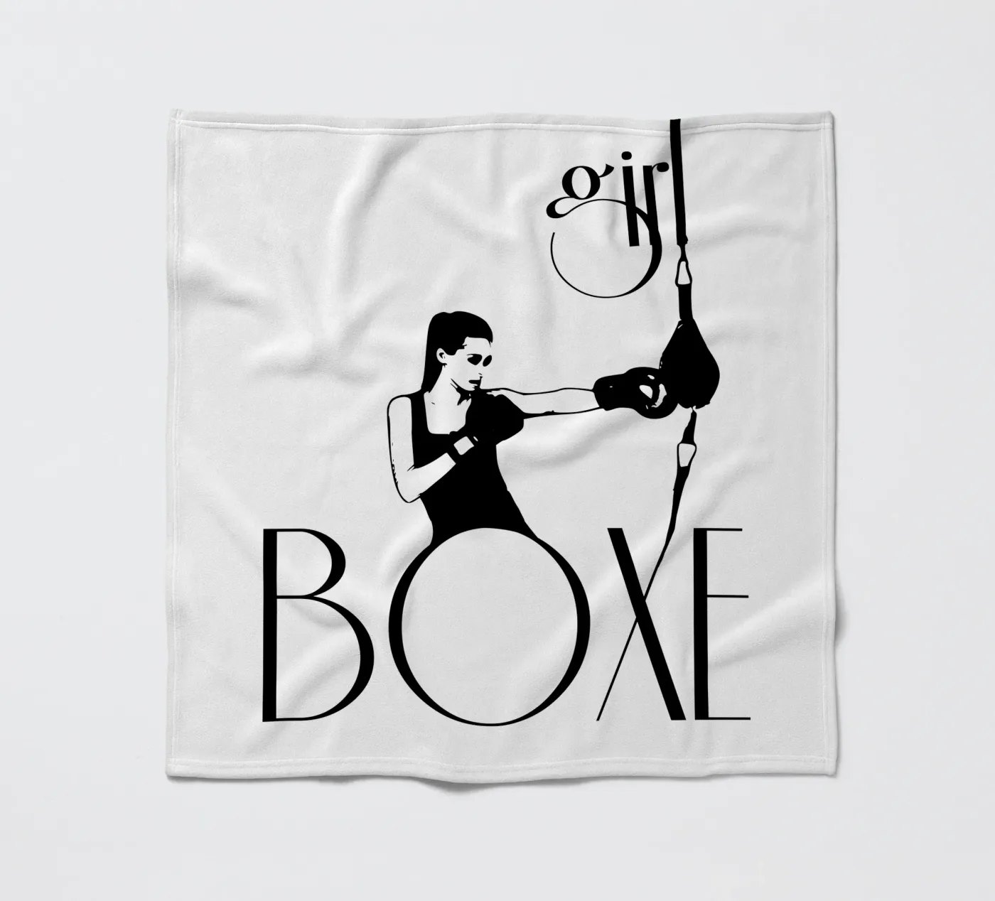 Mädchen-Boxe Fleecedecke von LaylaOzFun