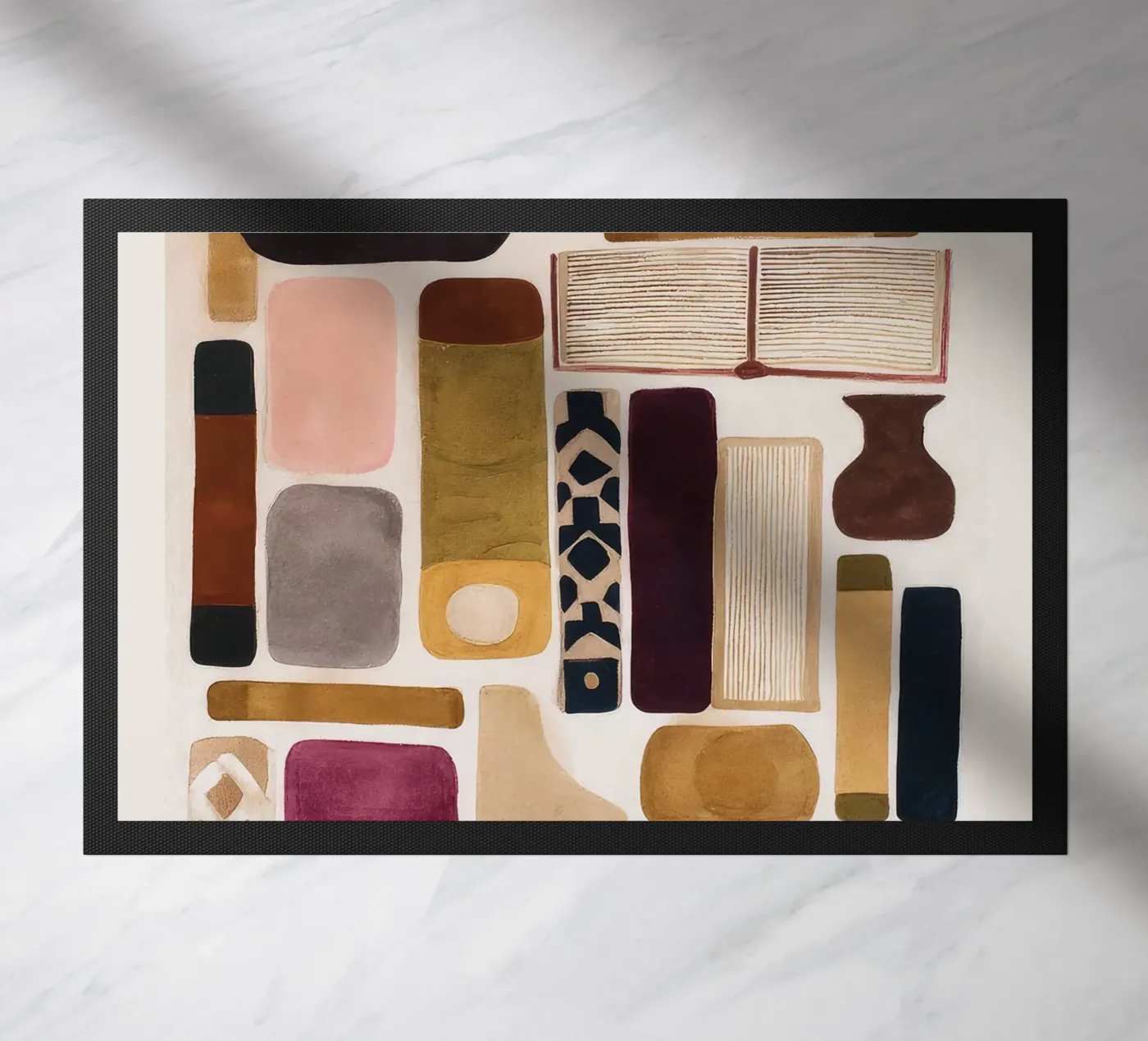 Books and Objects Fußmatte von M.A.Z.U.N.