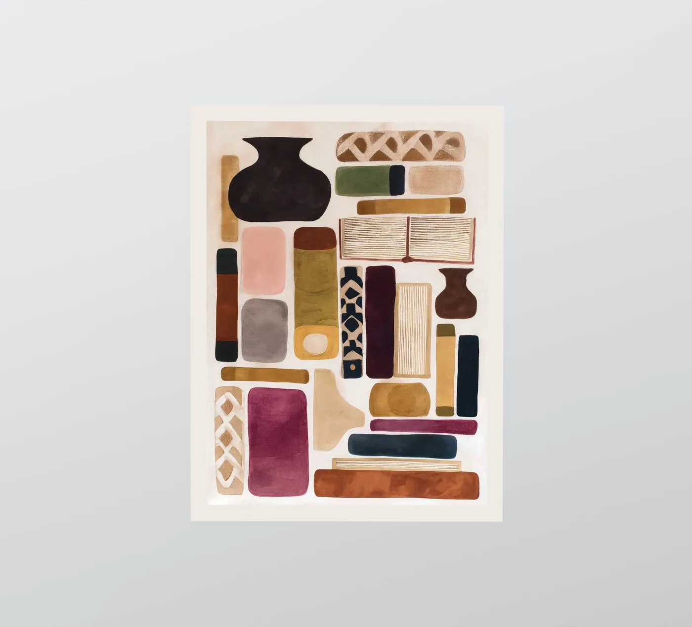 Libri e oggetti adesivo da M.A.Z.U.N.