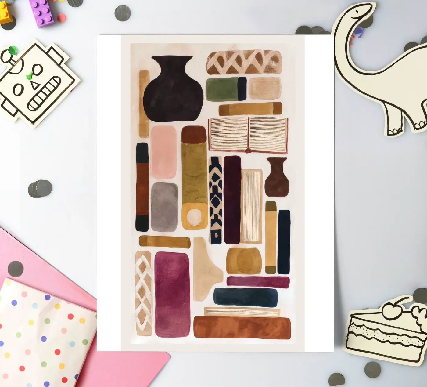 Books and Objects sticker sheet by M.A.Z.U.N.