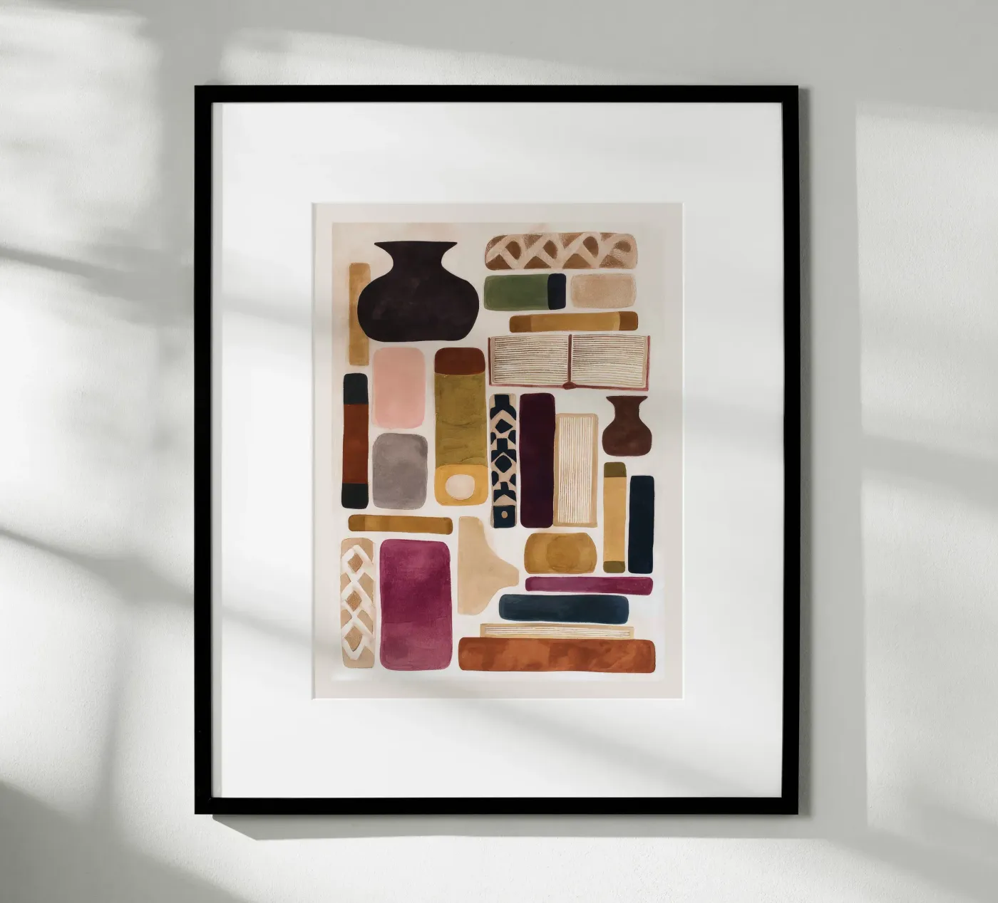 Books and Objects poster by M.A.Z.U.N.