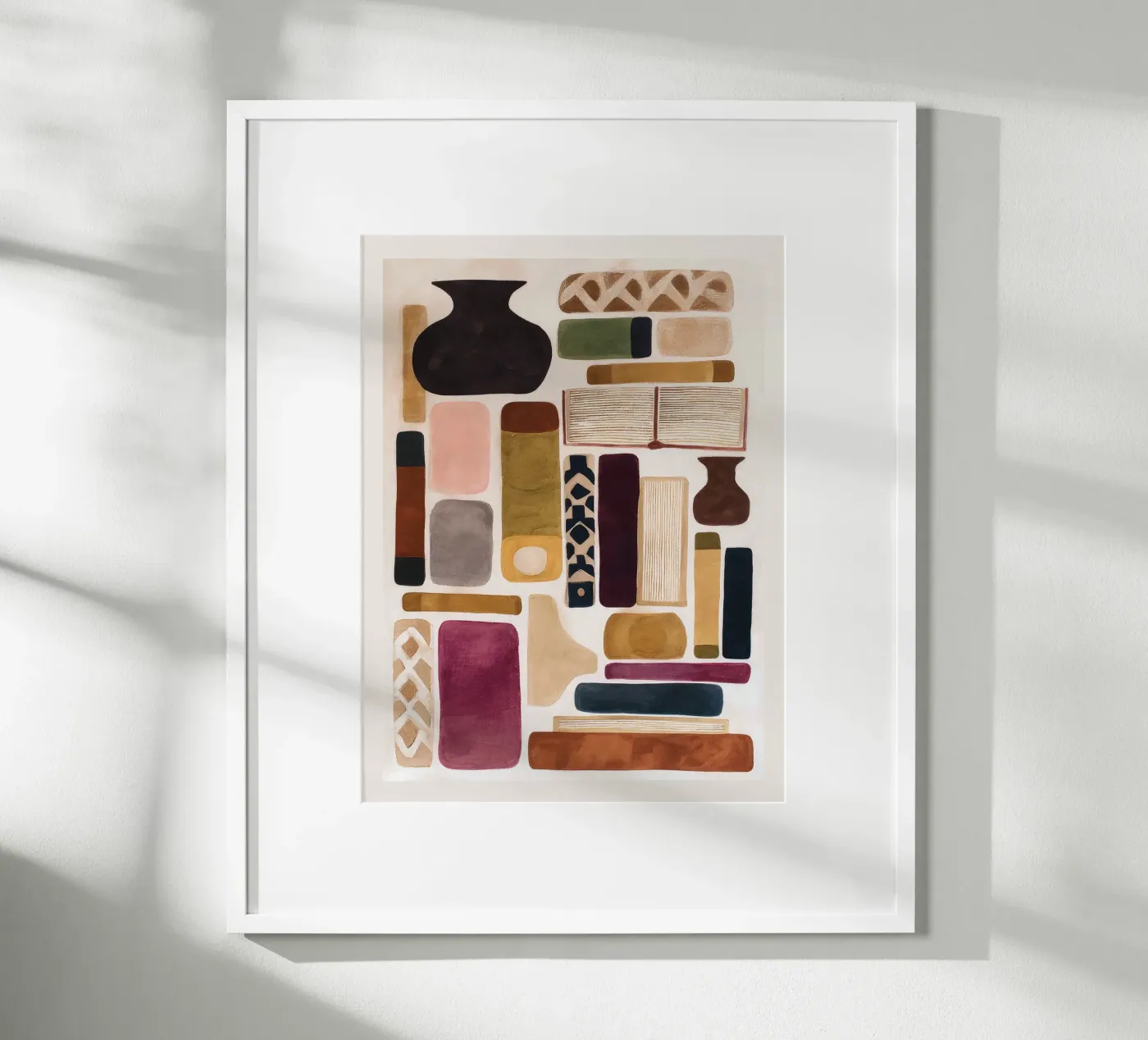 Books and Objects poster by M.A.Z.U.N.
