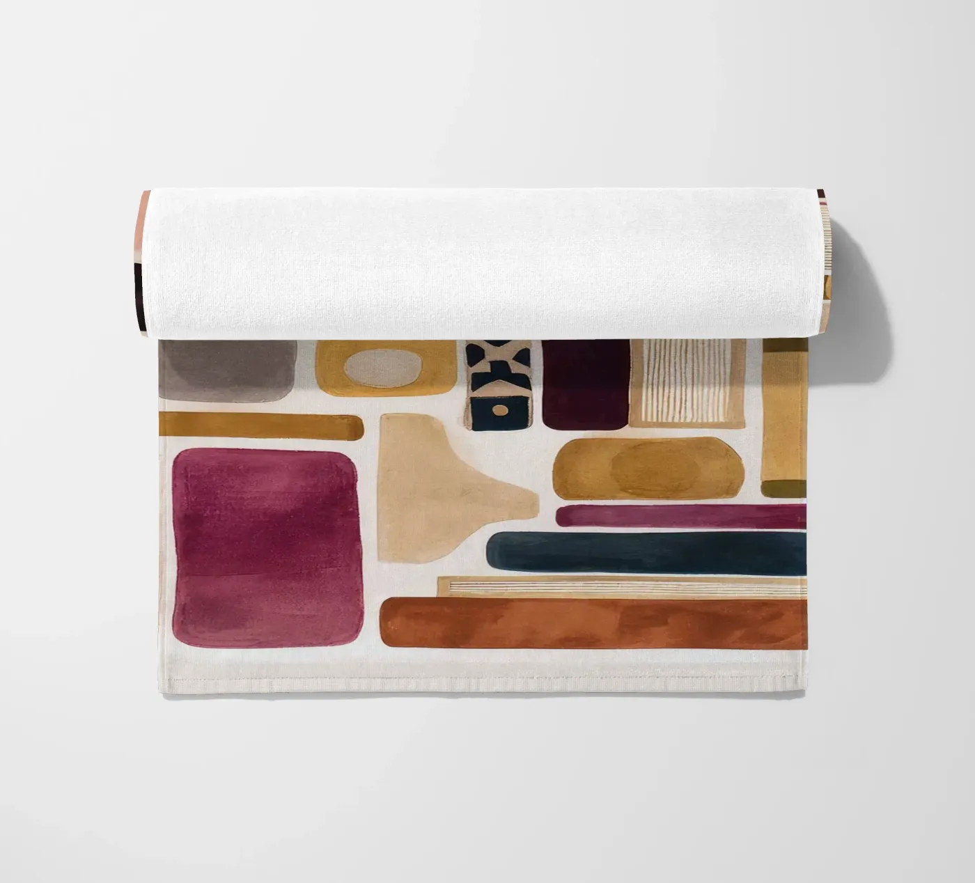 Books and Objects beach towel by M.A.Z.U.N.