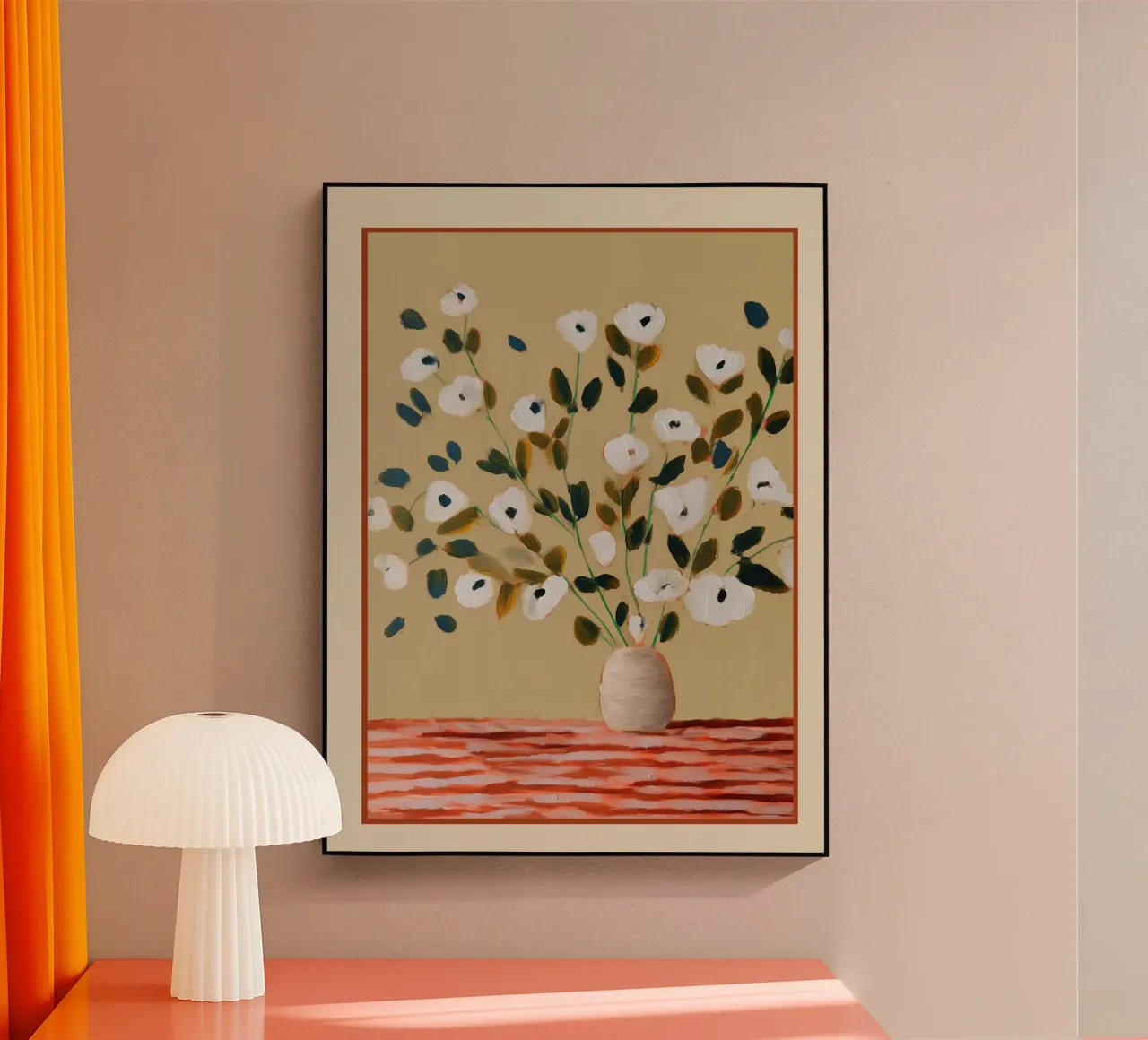 White Flowers plexiglass da cityart