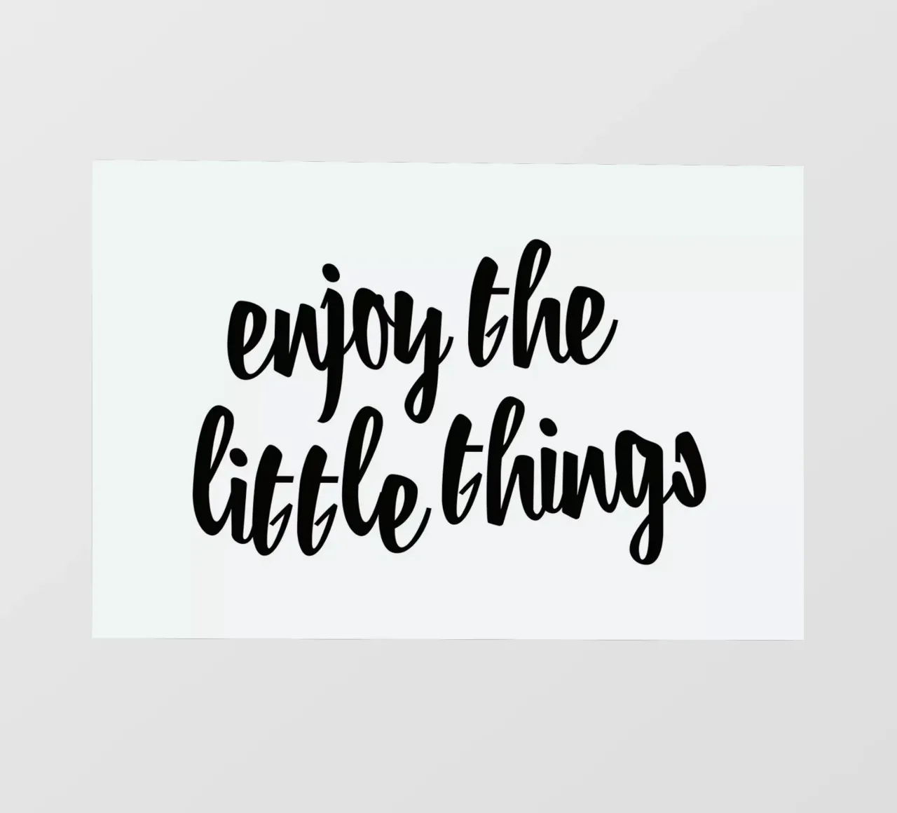 Enjoy The Little Things telo in pvc da Honeymoon Hotel