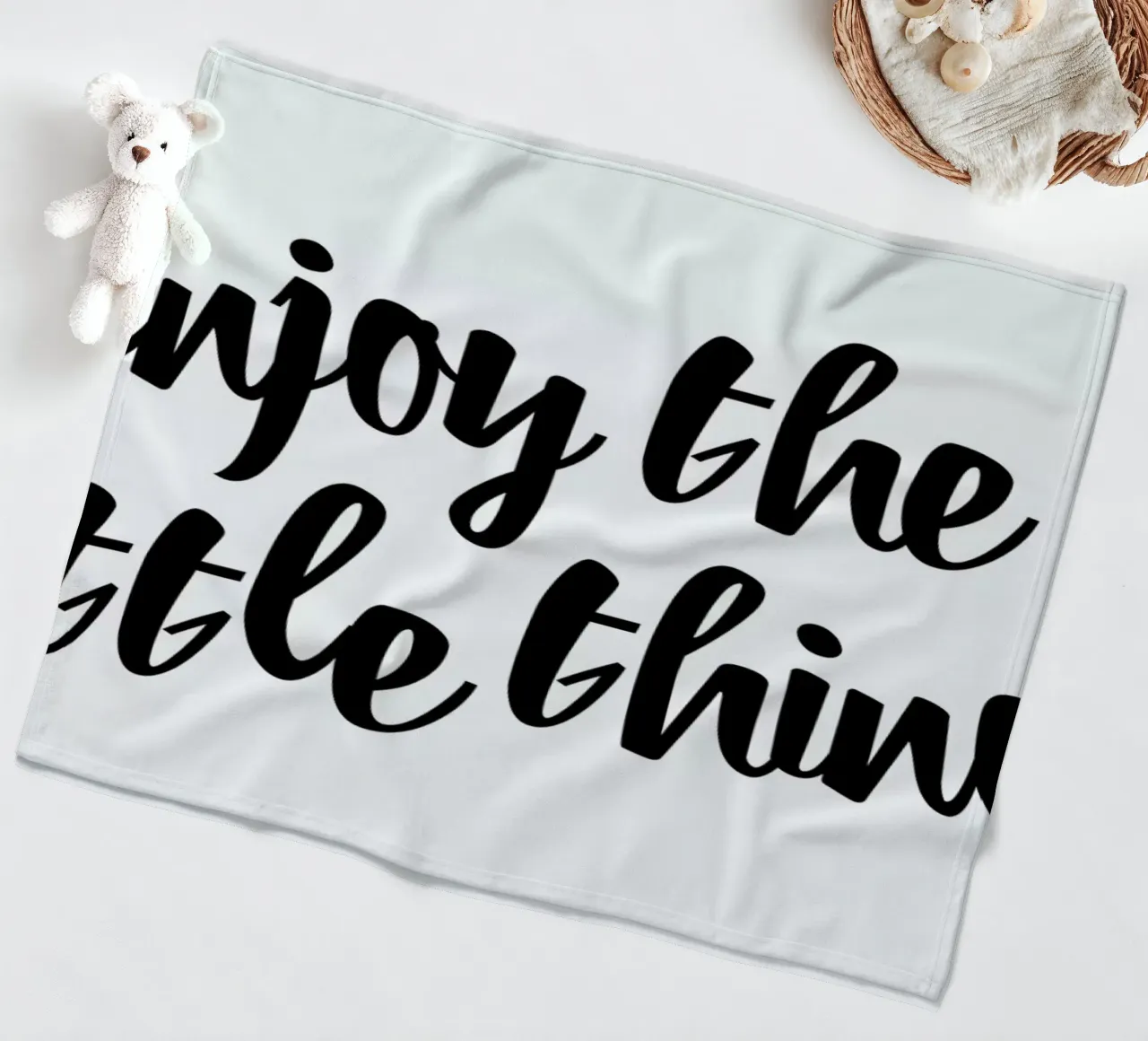 Enjoy The Little Things coperta in pile da Honeymoon Hotel