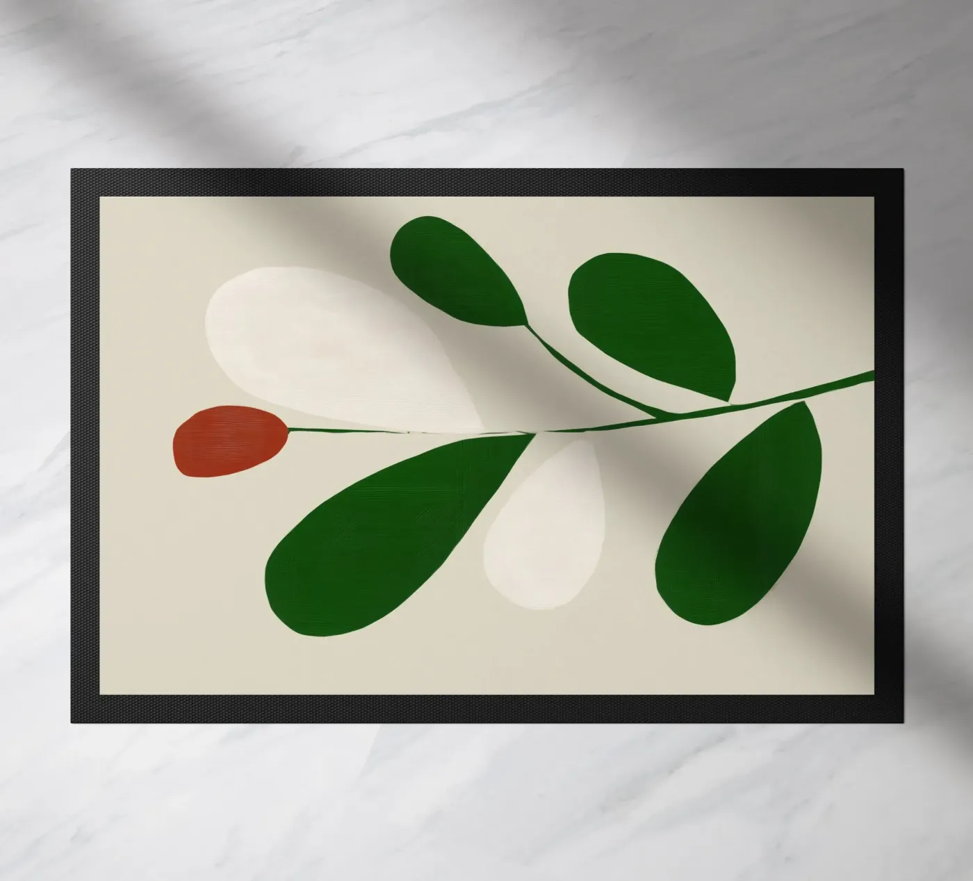 Minimal Bloom doormat by cityart